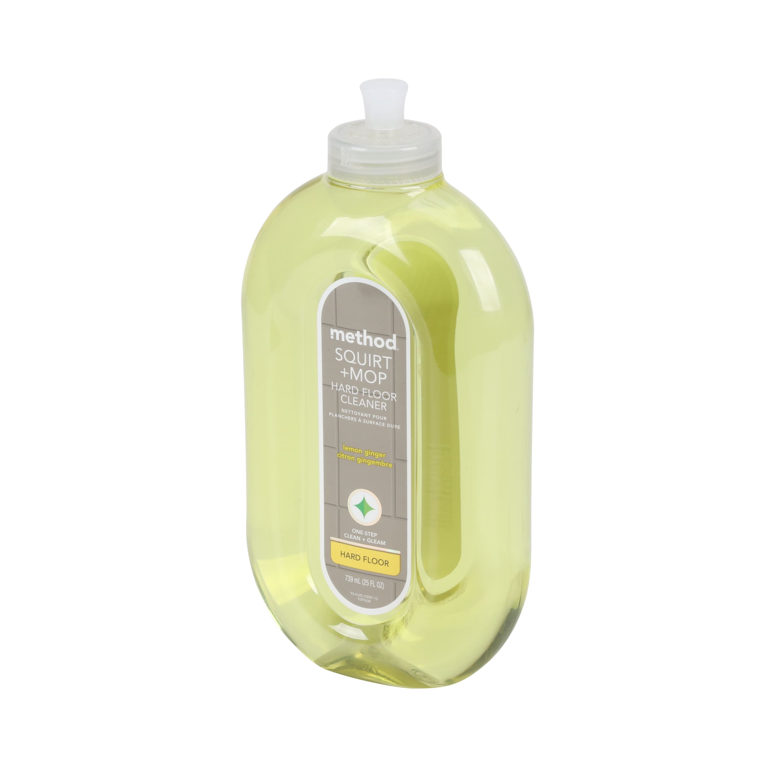 squirt + mop hard floor cleaner - lemon ginger, 25 fl oz