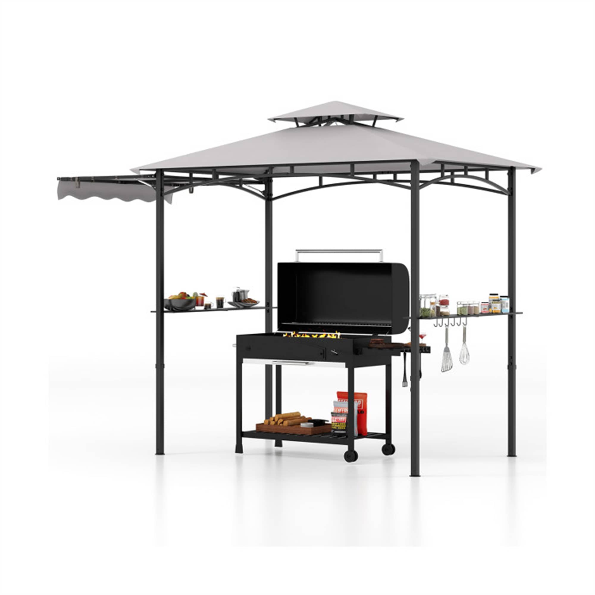BABOOM BOM-11863GR-OR Wood-Resin-Gazebos - View #4