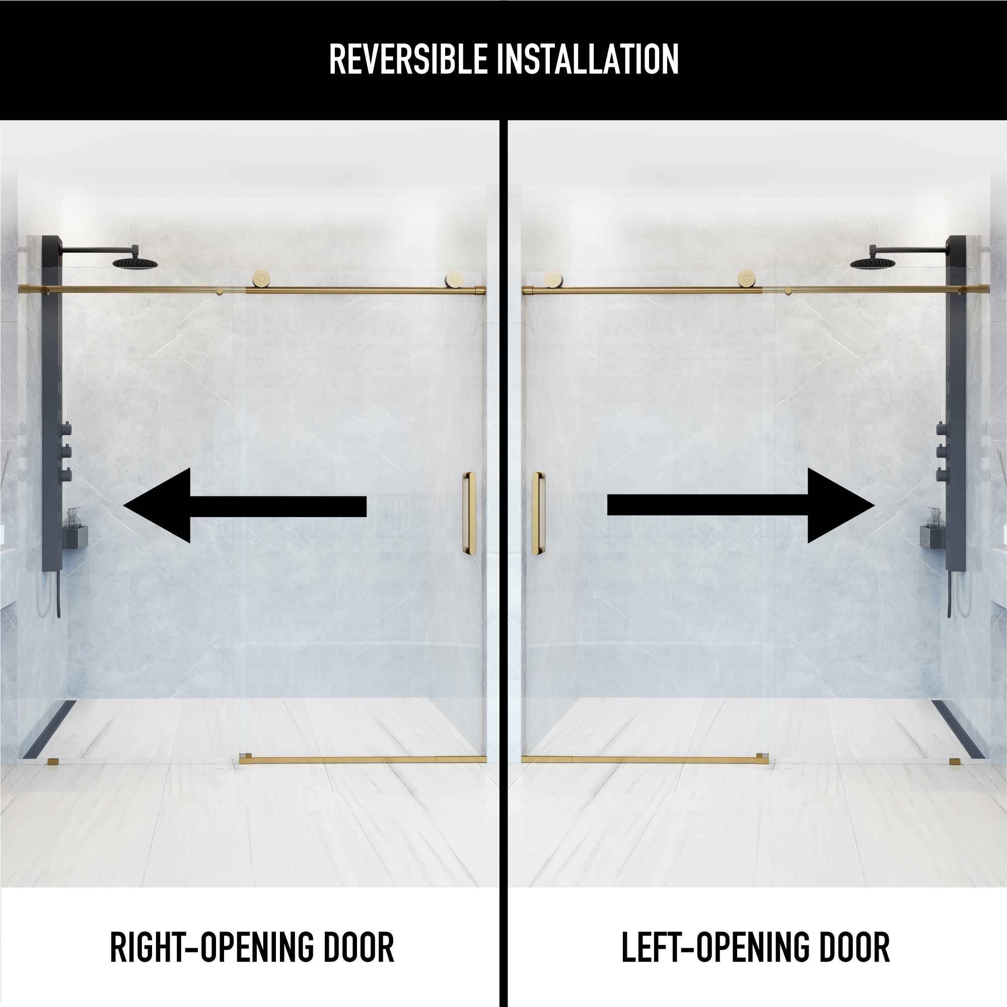 VIGO VG6041MGCLSC6076 Shower-Doors - View #3
