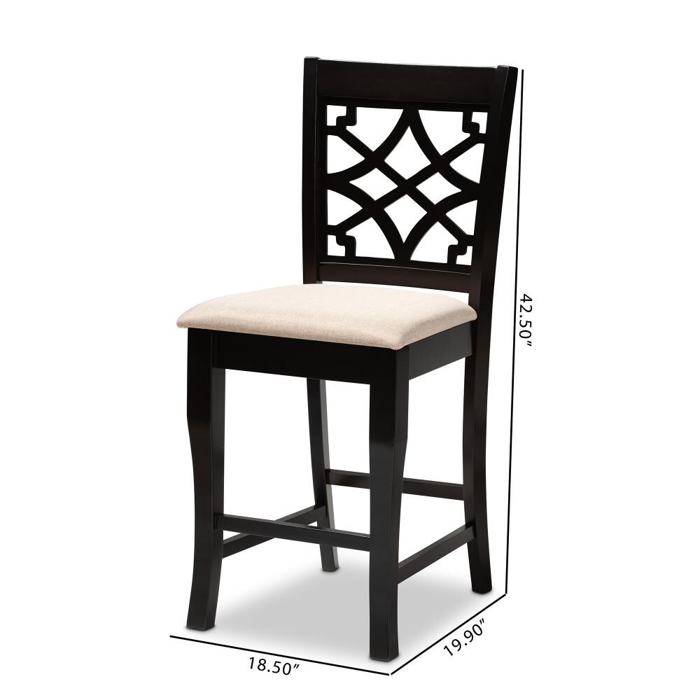 Baxton Studio 158-2PC-9768-LW stools - View #6
