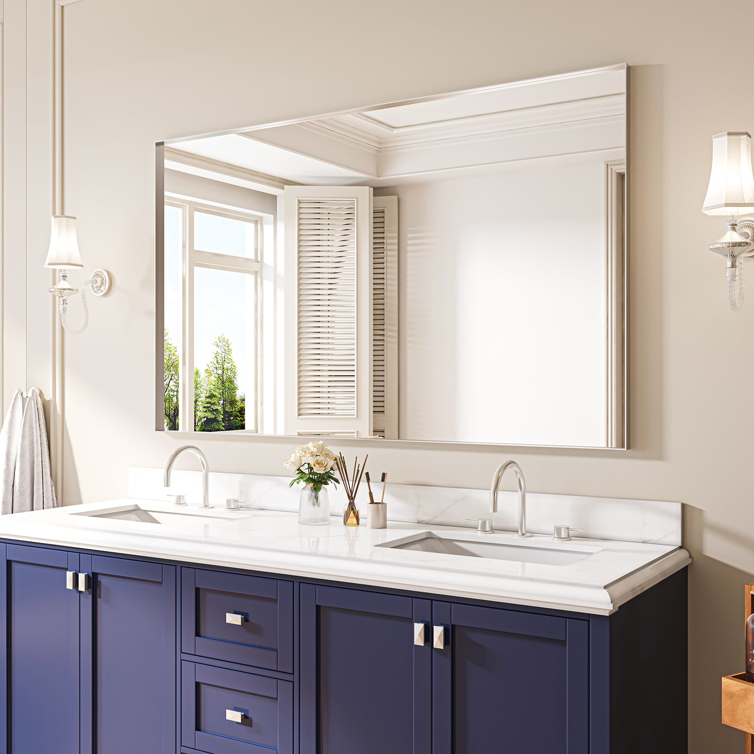 waterpar WPLO-2420 Framed-Bath-Mirrors - View #3