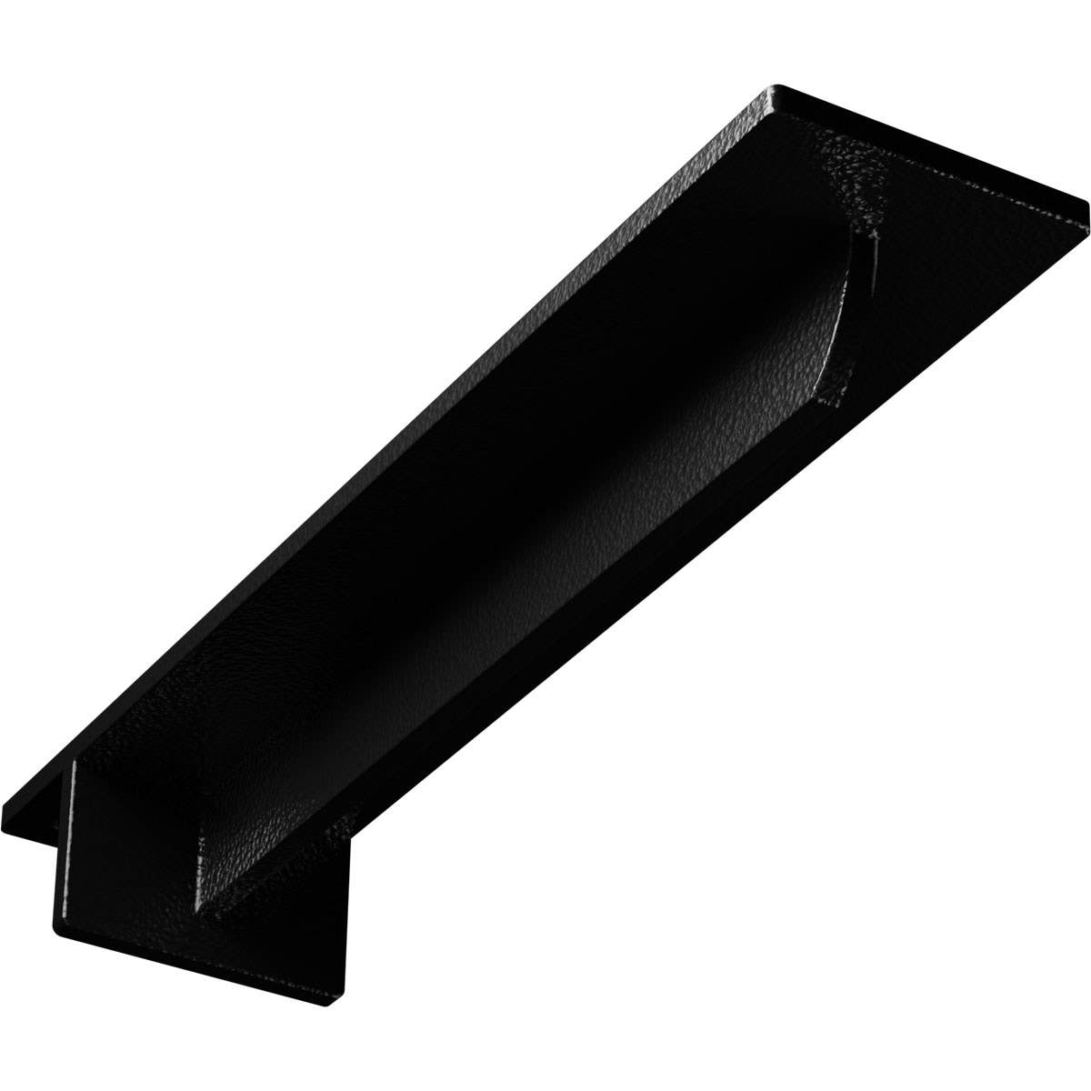 Ekena Millwork BKTM03X14X02HEHBL Heaton Hidden Support Steel 14-in x 3-in x 2-in Steel Countertop Support Bracket