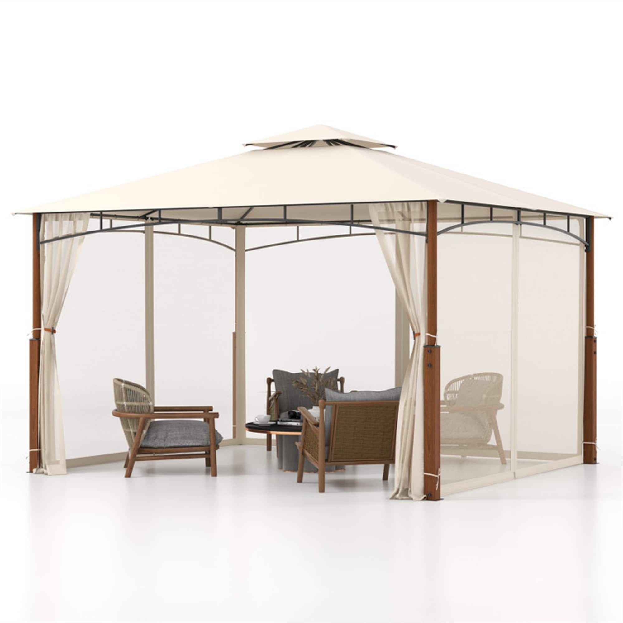 BABOOM BOM-11861BE-CO Wood-Resin-Gazebos - View #10