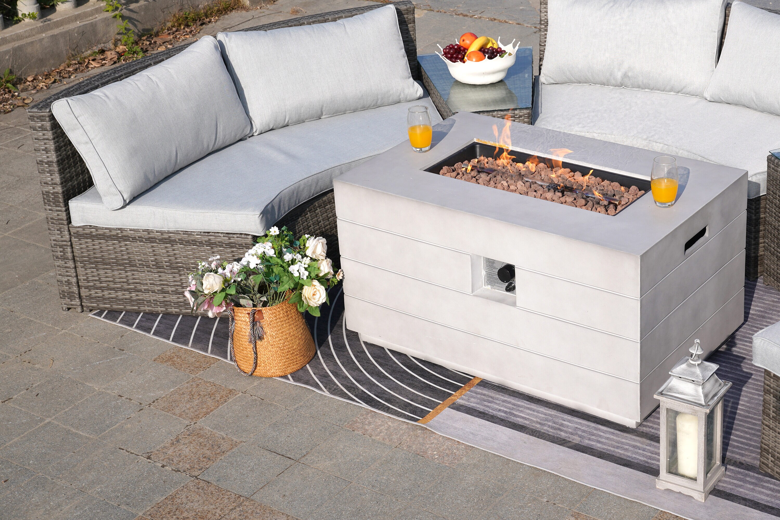 Moda Furnishings MAG-1205B-2150 Patio-Conversation-Sets - View #4