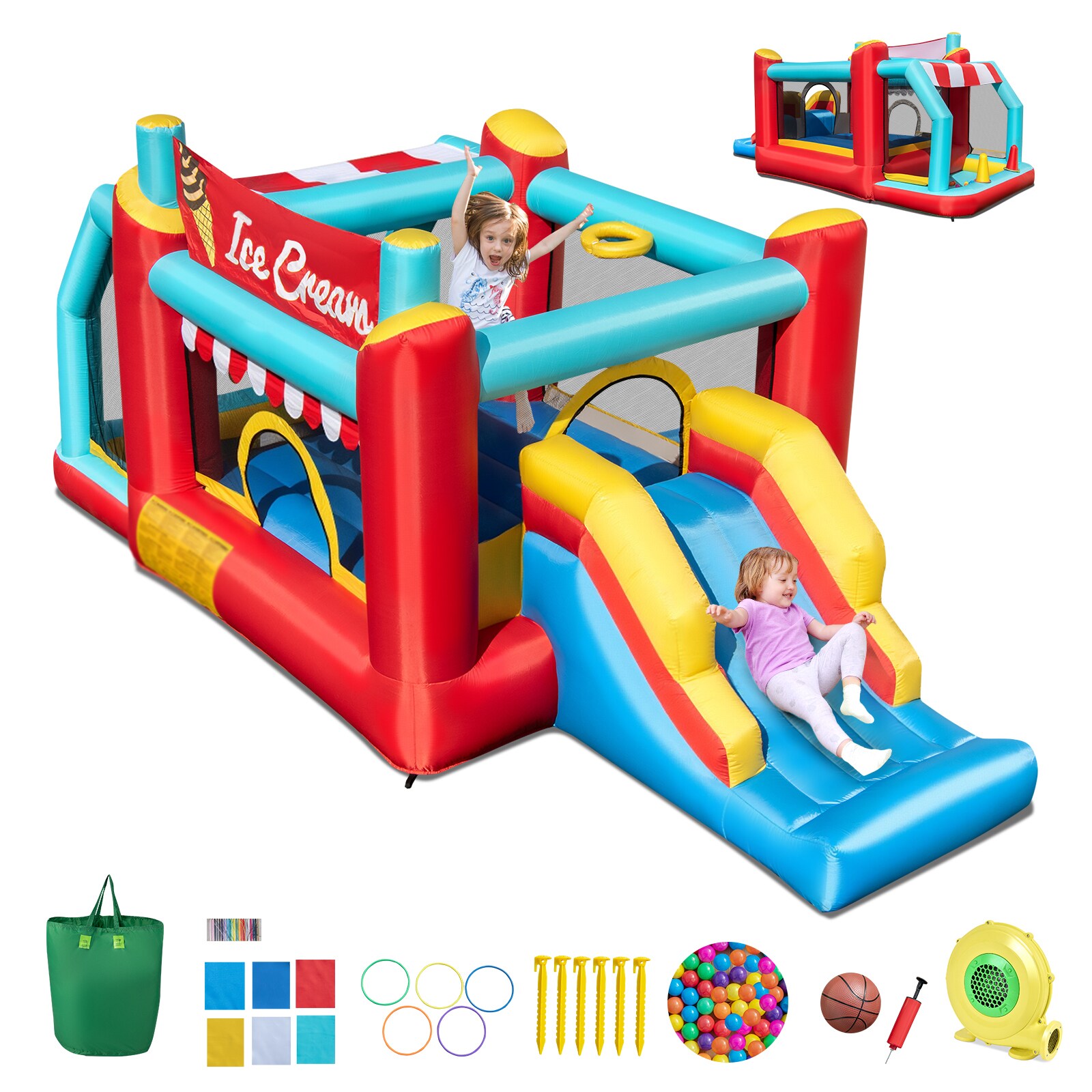 Slickblue D-CO-28642PE+84411PN Bounce-Houses - View #3