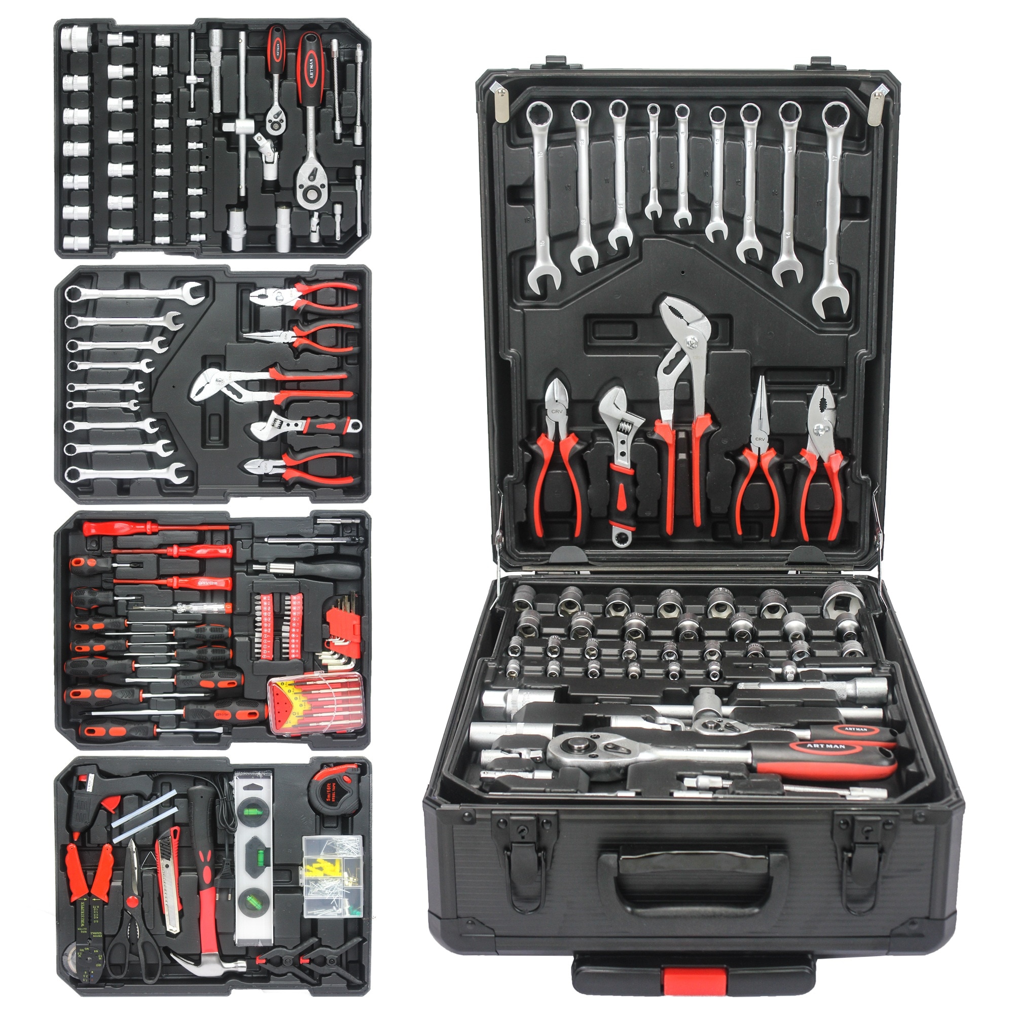 Dexmalle W110290122 899pcs Home Repair Tool Set Kit
