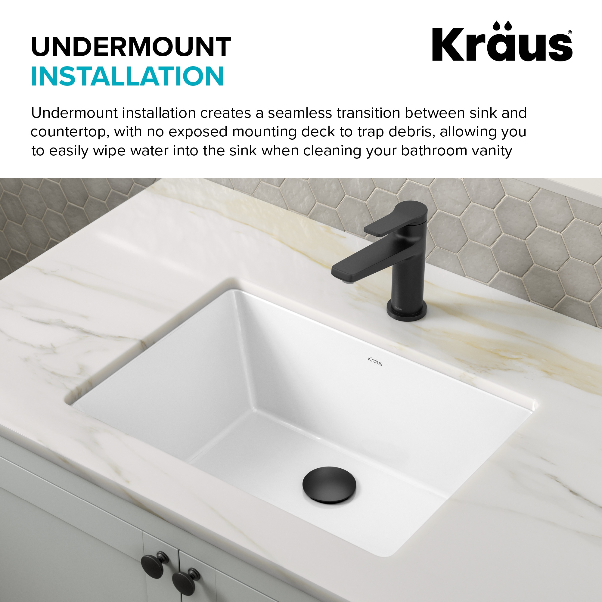 Kraus KCU-244 Bath-Sink - View #7