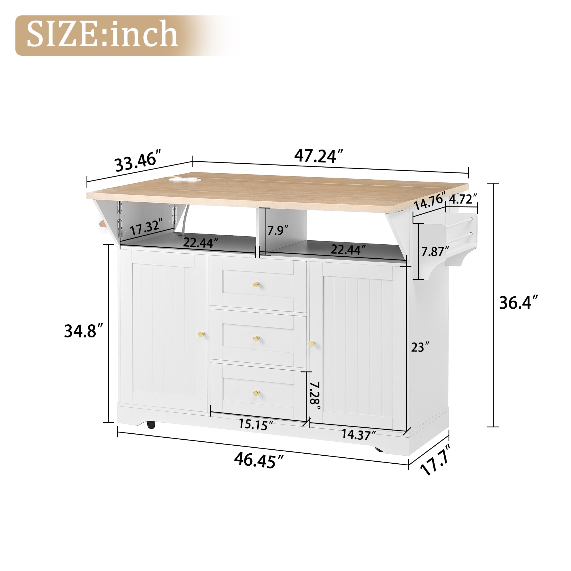 Christopher Knight Home 353619 Kitchen-Furniture - View #5