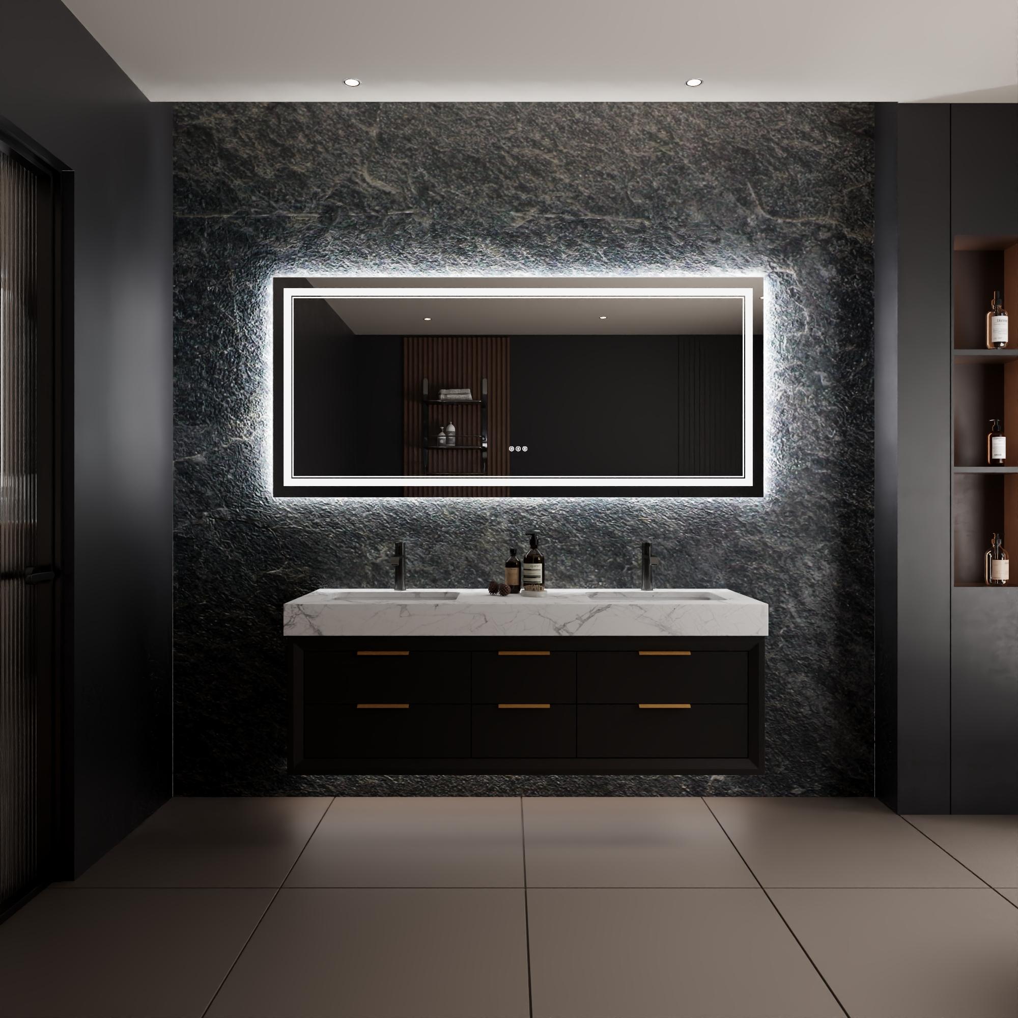 Bayfeve BFXB-9S3272-MIR Framed-Bath-Mirrors - View #5