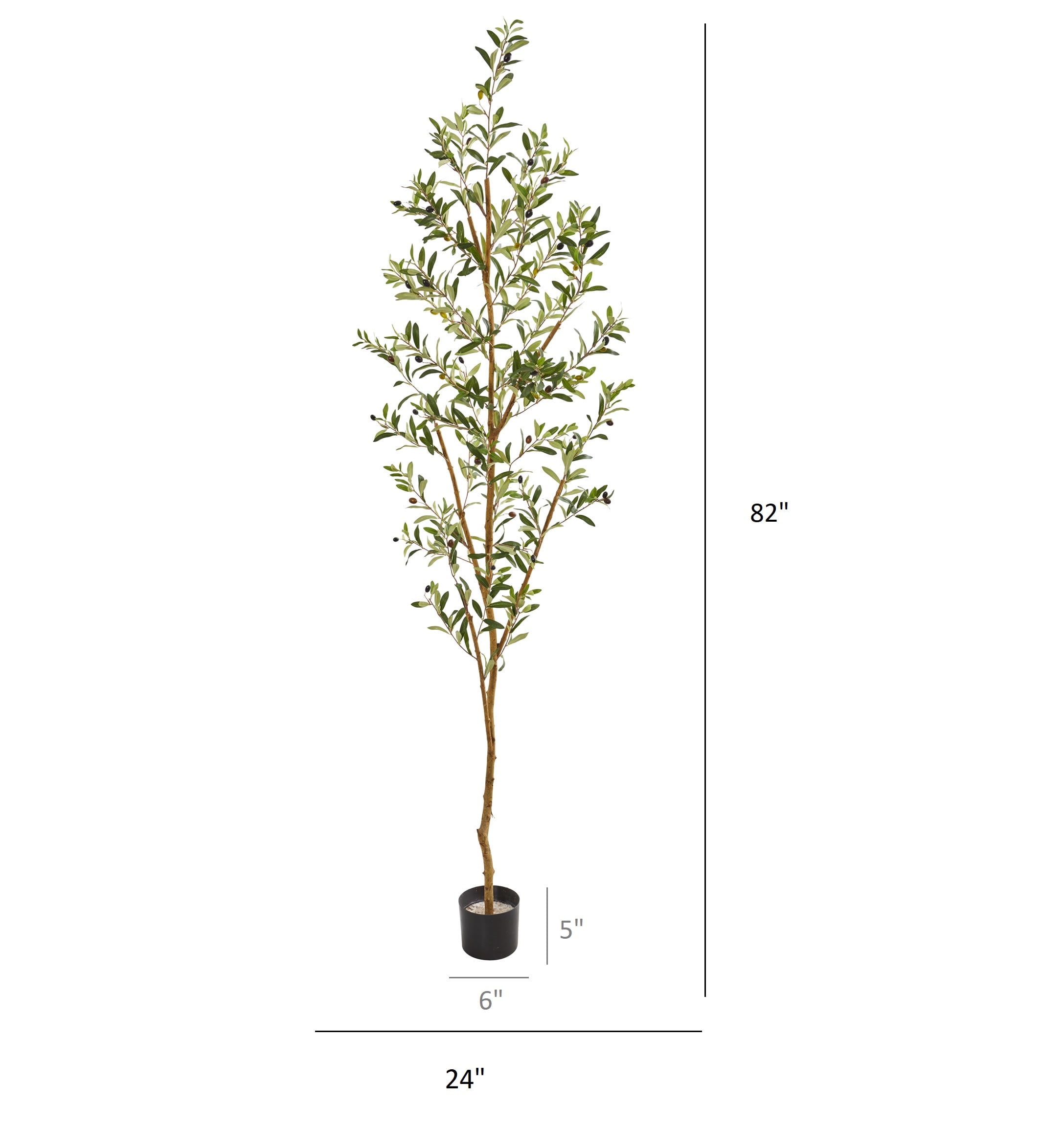 Artificial Large Olive Tree