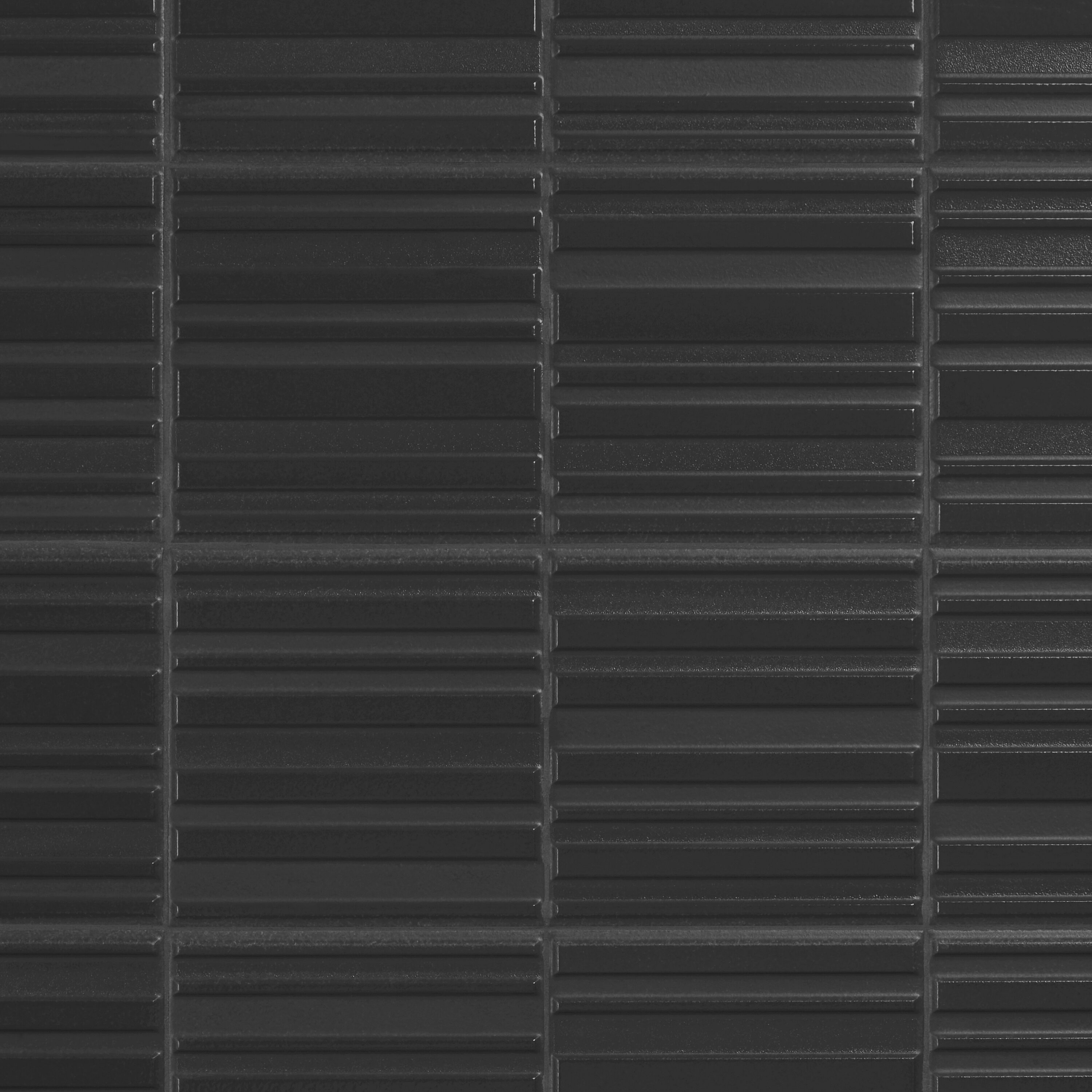 Artmore Tile EXT3RD108490 Maude Charcoal Black 8-in x 16-in Multi-finish Ceramic Wall Tile (7.74-sq. ft/ Carton)