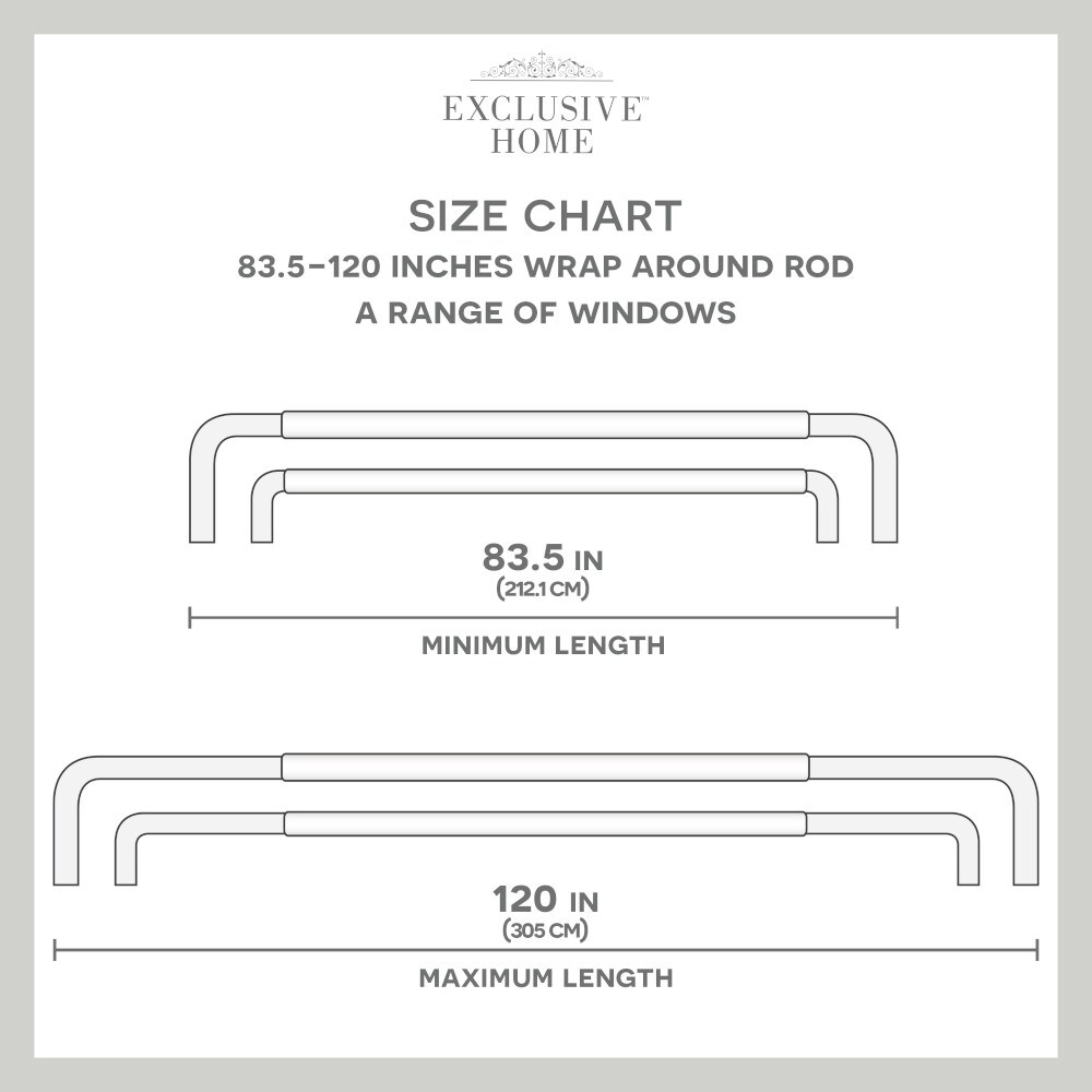 Exclusive Home ER1028-06 66120 Curtain-Rods - View #4