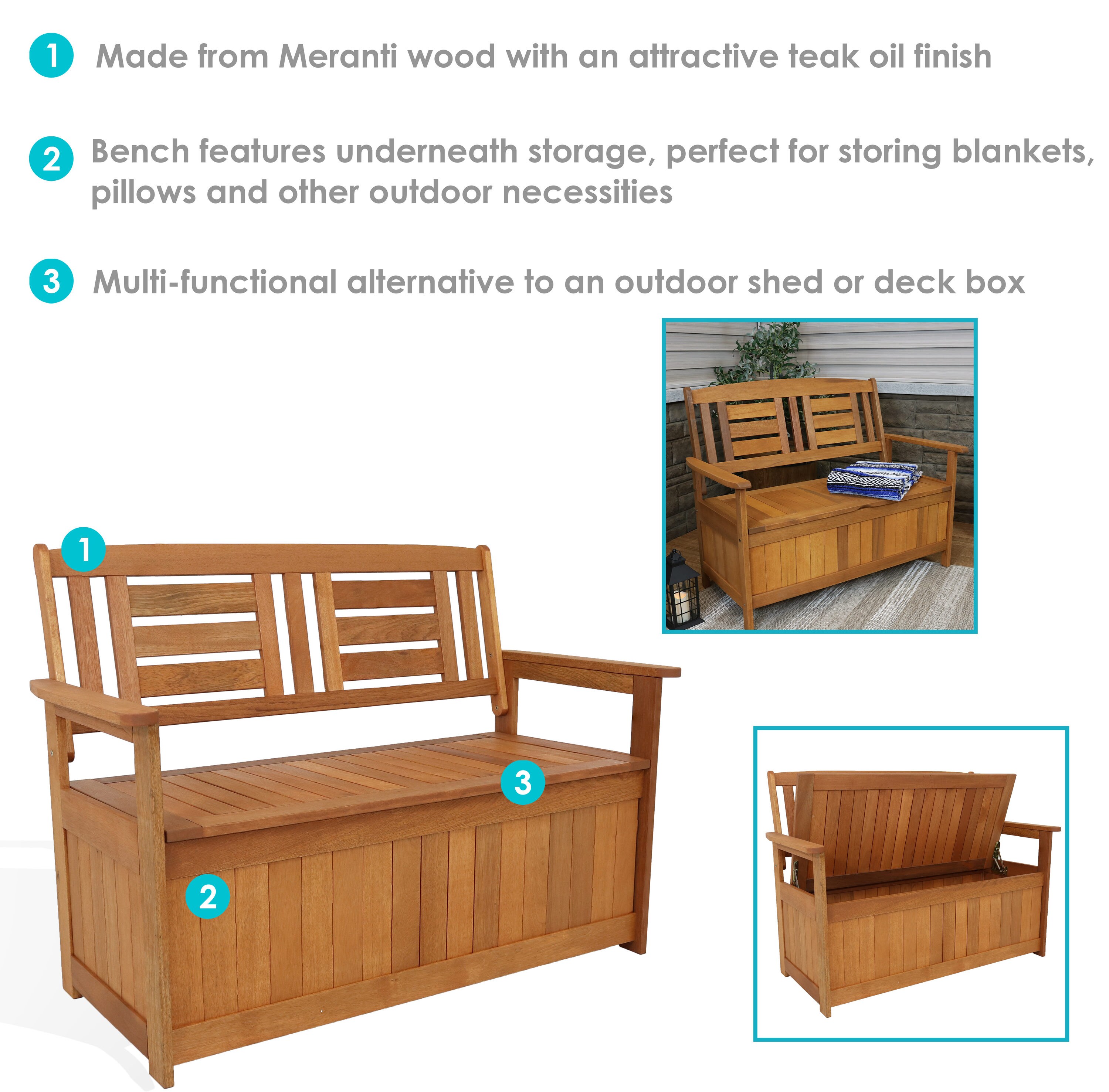 Sunnydaze Decor FRN-893 benches - View #11