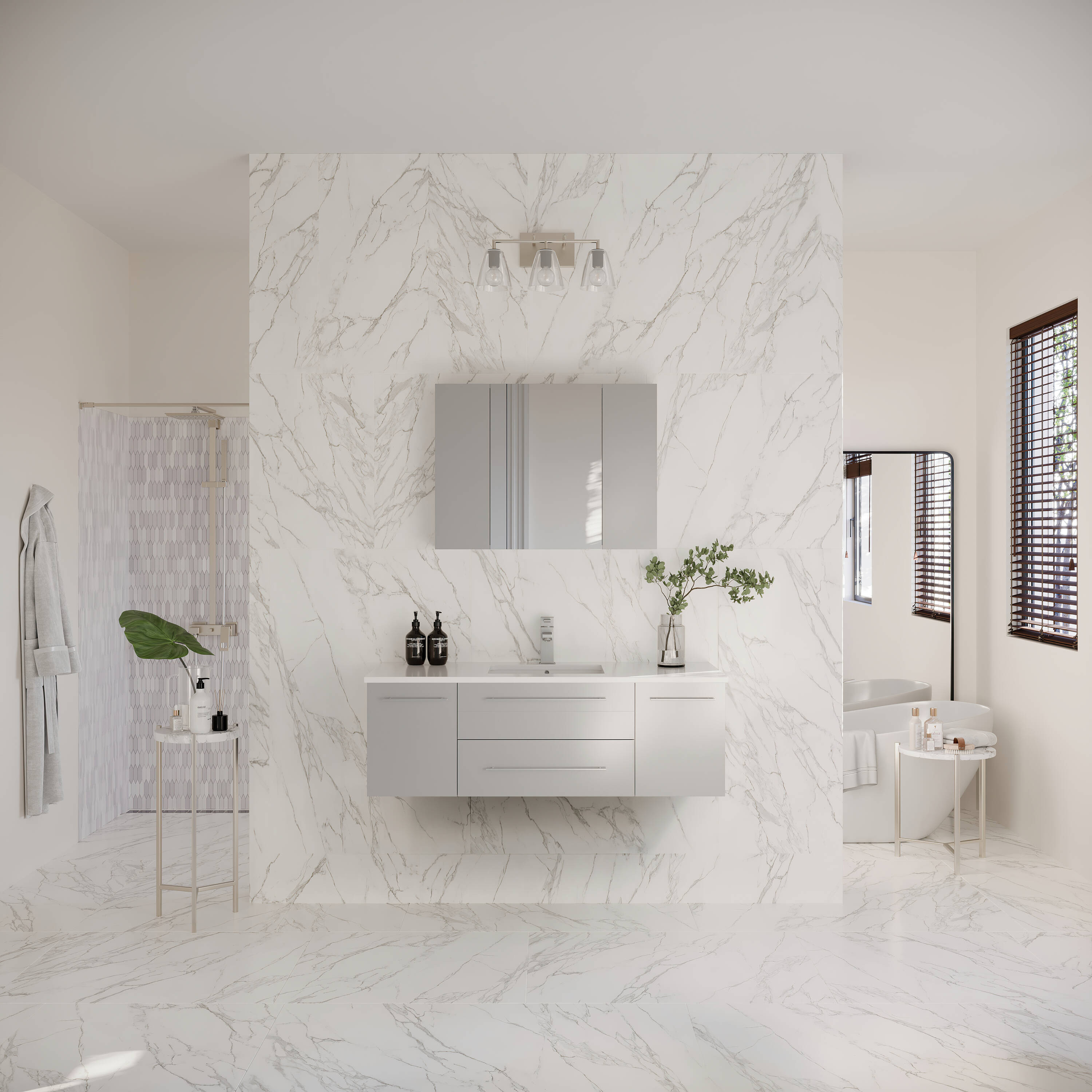 Fresca FVN6148GR-UNS Bath-Vanity-Combo - View #5