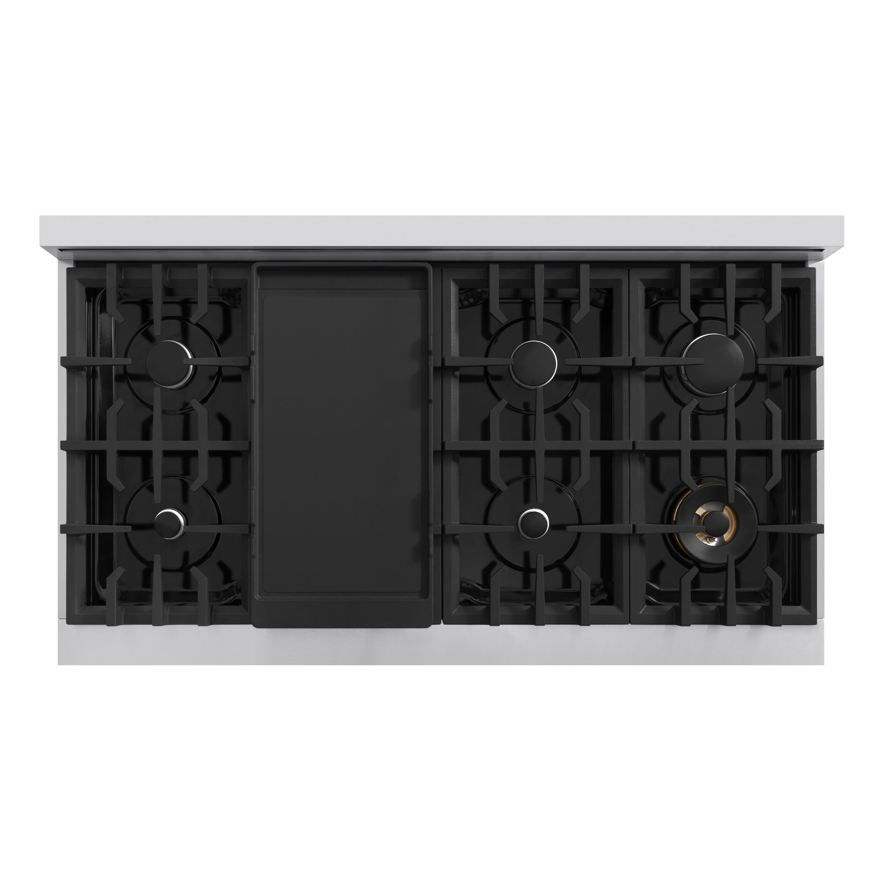 ZLINE KITCHEN & BATH HDR-BLM-48 Double-Dual-Fuel-Ranges - View #3