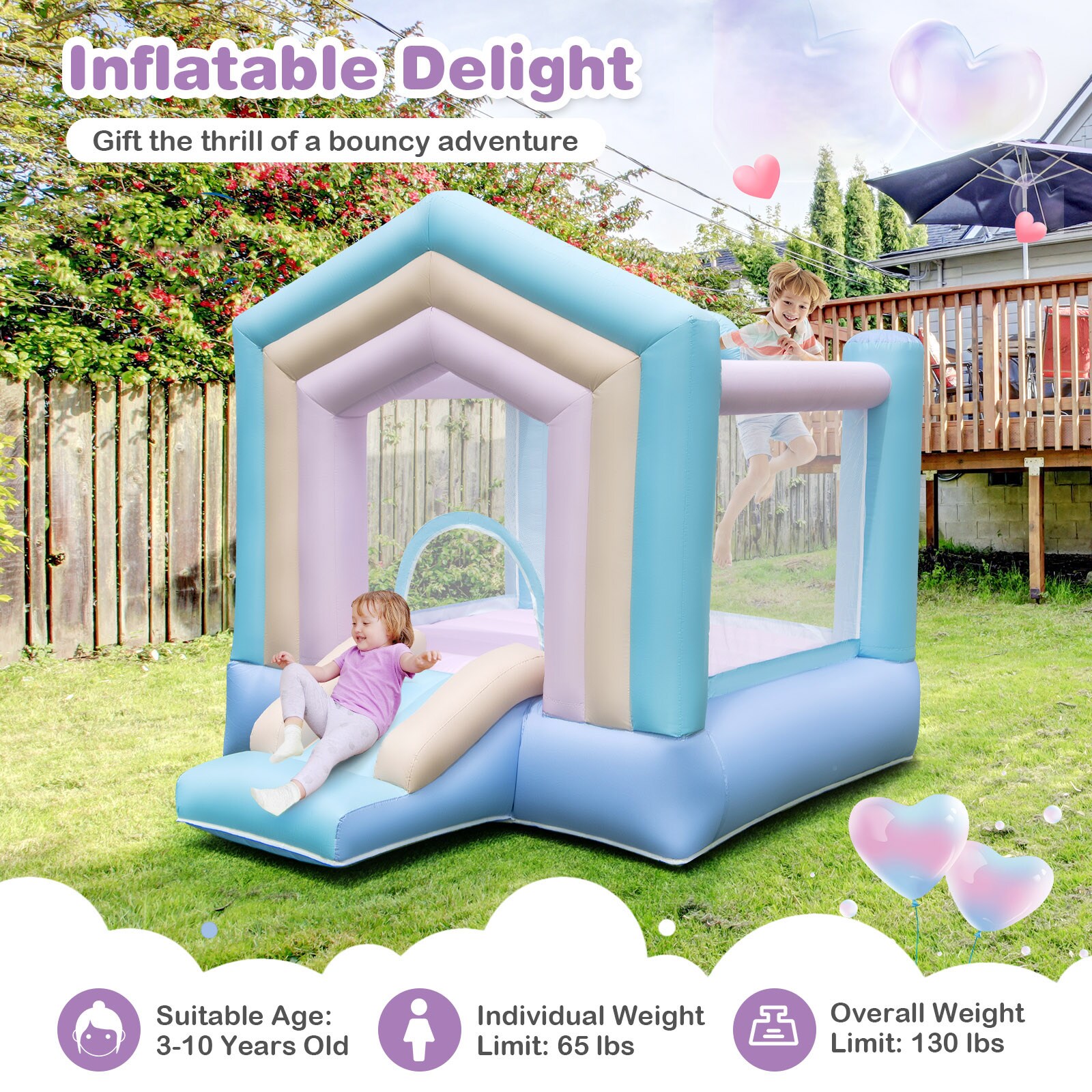 Slickblue D-CO-SU20911PN Bounce-Houses - View #8