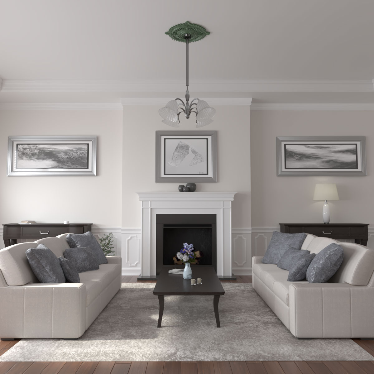 Ekena Millwork CM29HYAGF Ceiling-Medallions - View #5
