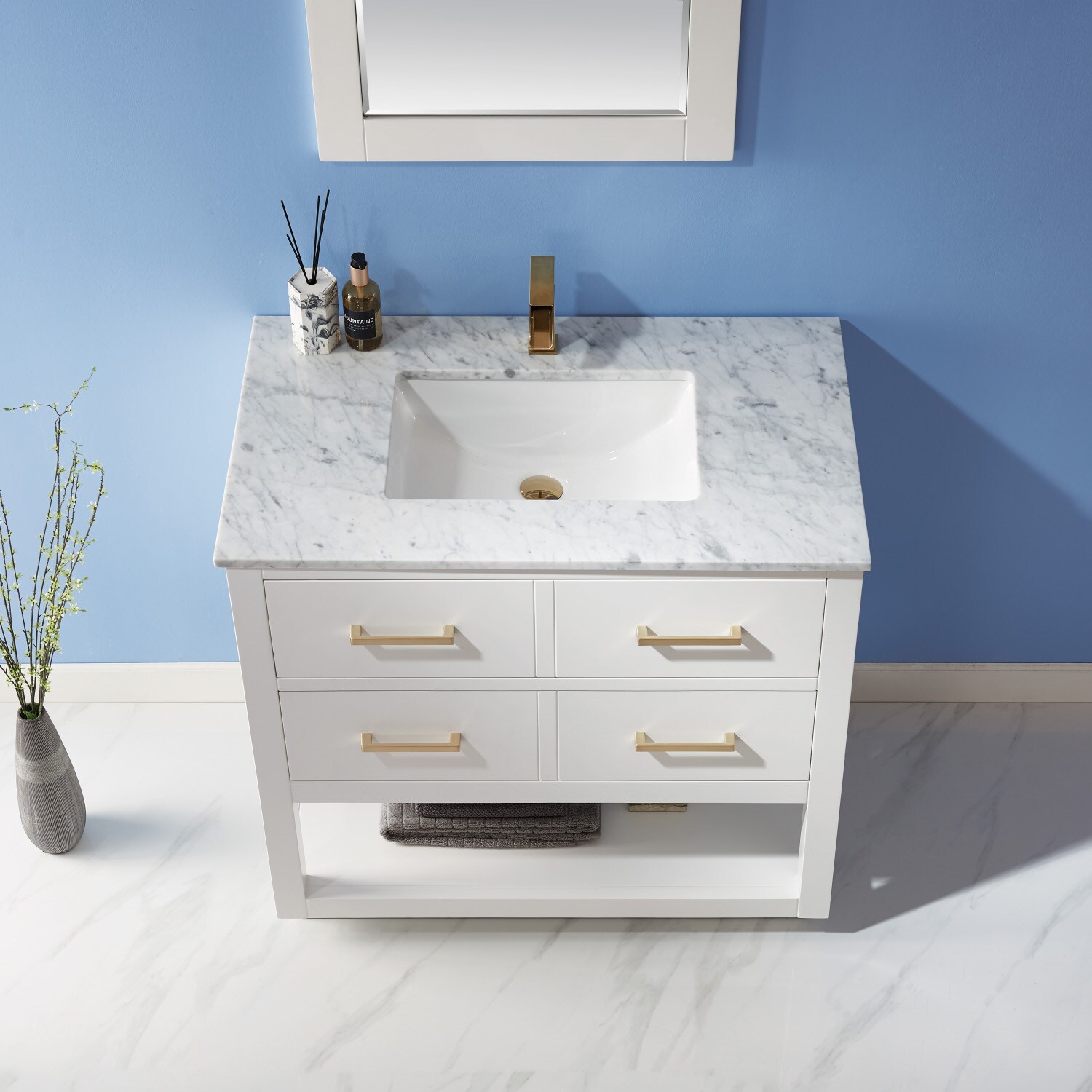 Altair 532036-WH-CA Bath-Vanity-Combo - View #2