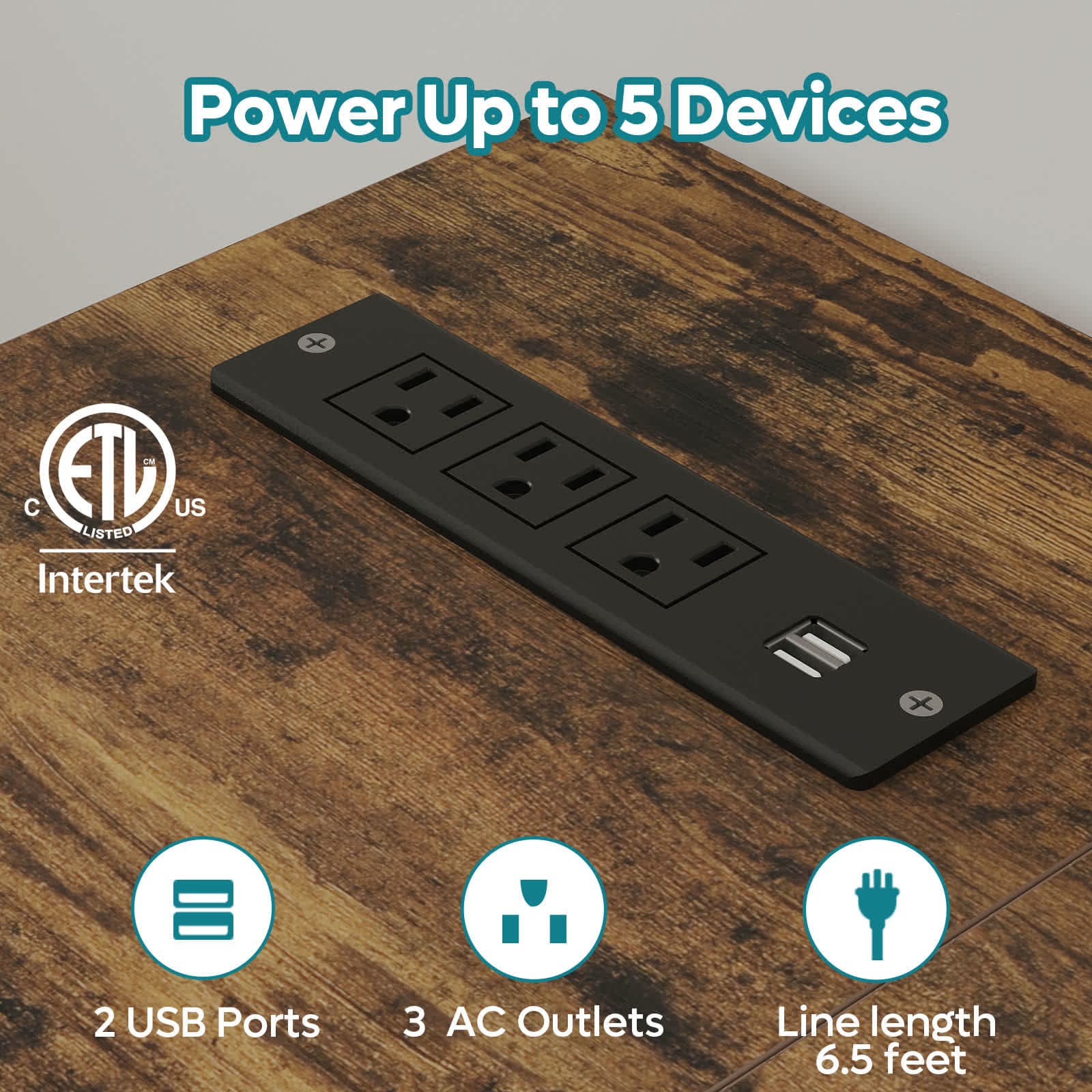 Bestier LOW-H1006132US-RST desks - View #6