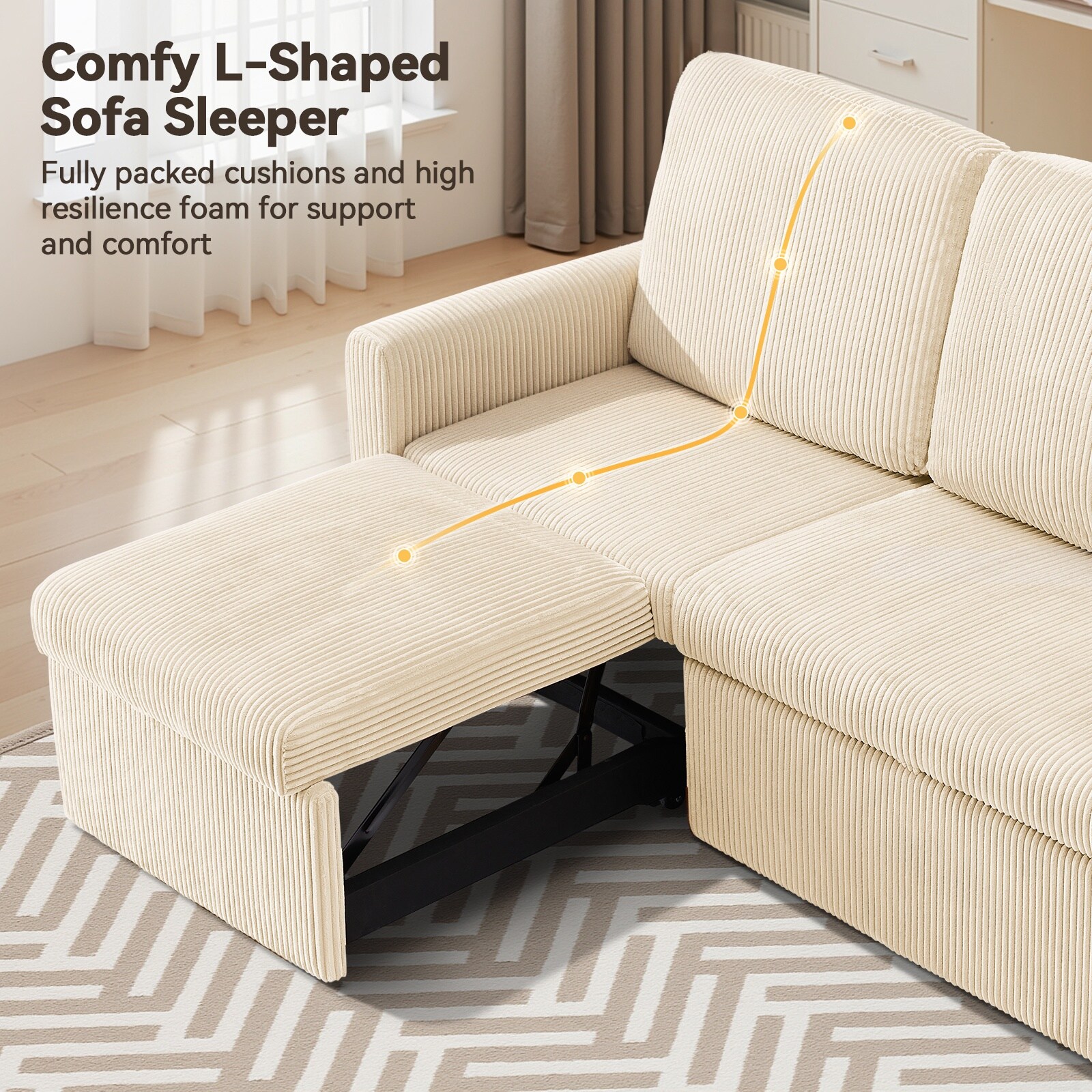 Pocassy GREATANTS-002BGABC Sofas-Loveseats - View #5