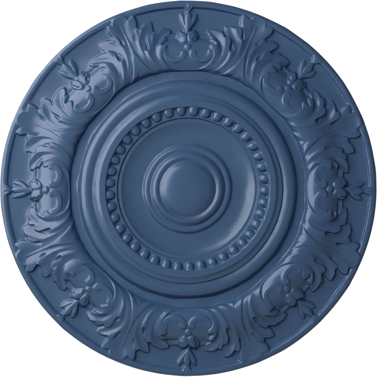 Ekena Millwork CM20BXAMF Biddix 20.875-in W x 20.875-in L Painted Americana Polyurethane Whole Ceiling Medallion