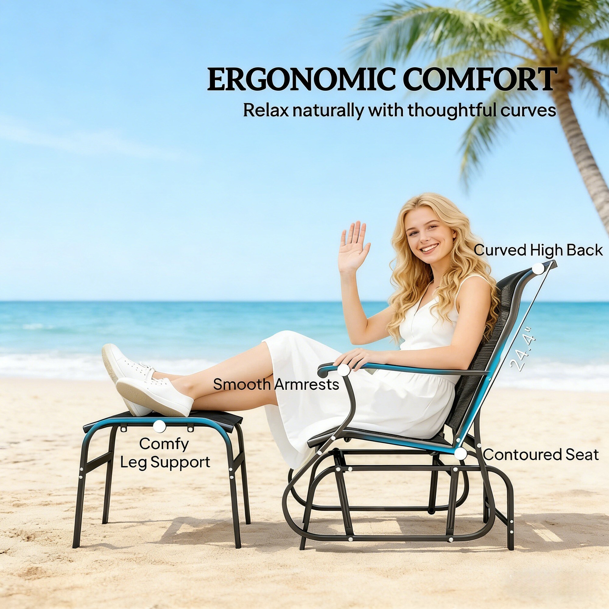 HyperDrop Cart W-T3971P459482 Patio-Chairs - View #3