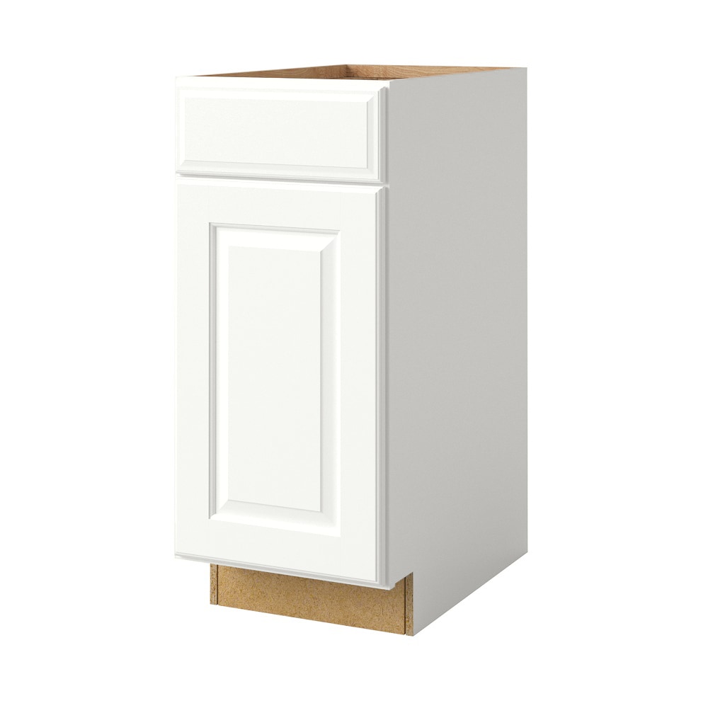 allen + roth 20152TS Tilson 15-in W x 34.5-in H x 24-in D Linen Base Fully assembled Cabinet (Raised Panel Square)