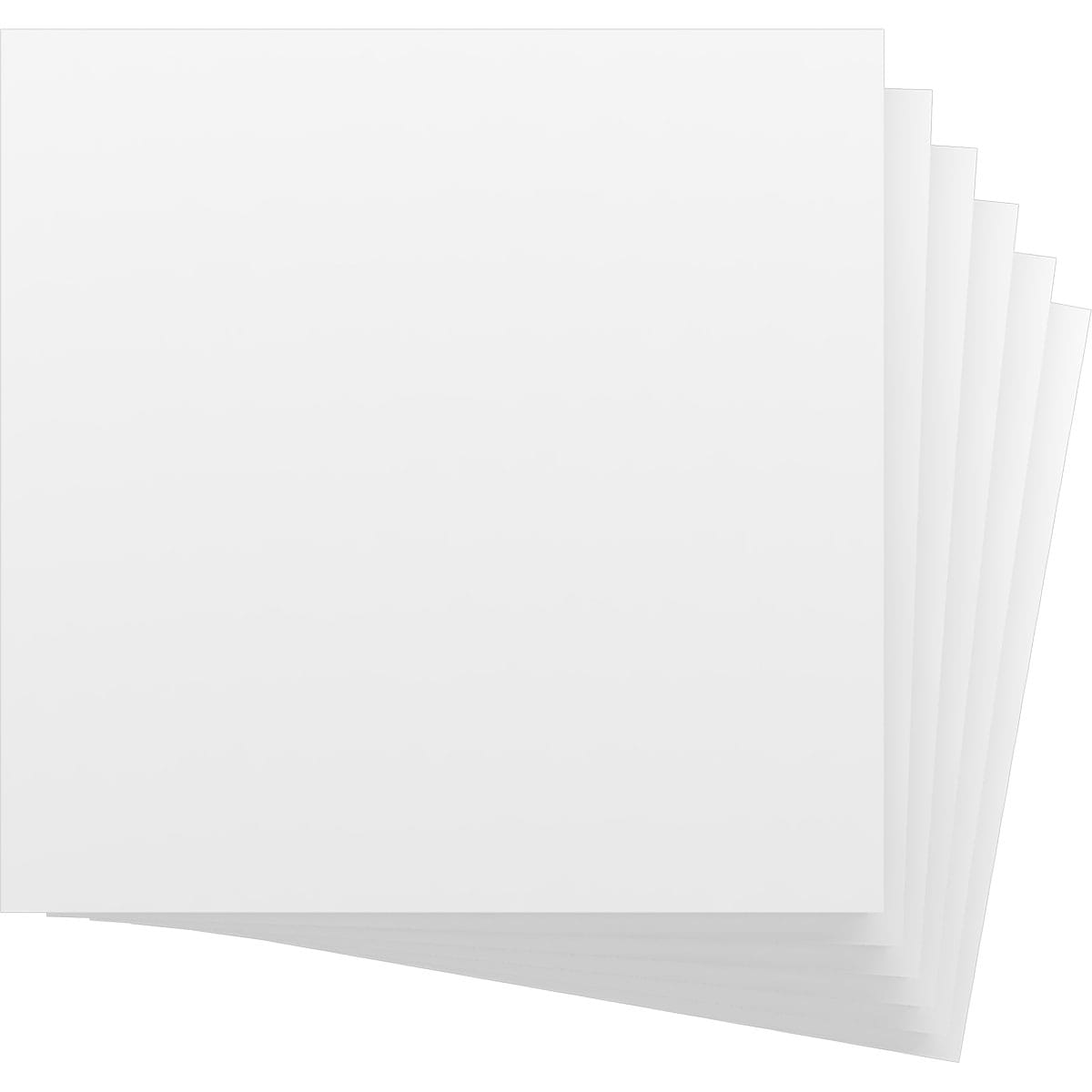 Ekena Millwork HBP16X16X100BUN 15-3/4-in x 15-3/4-in Smooth Paintable/Stainable White PVC Wall Panel ( 6 -Pack, Covers 1.72-sq ft )