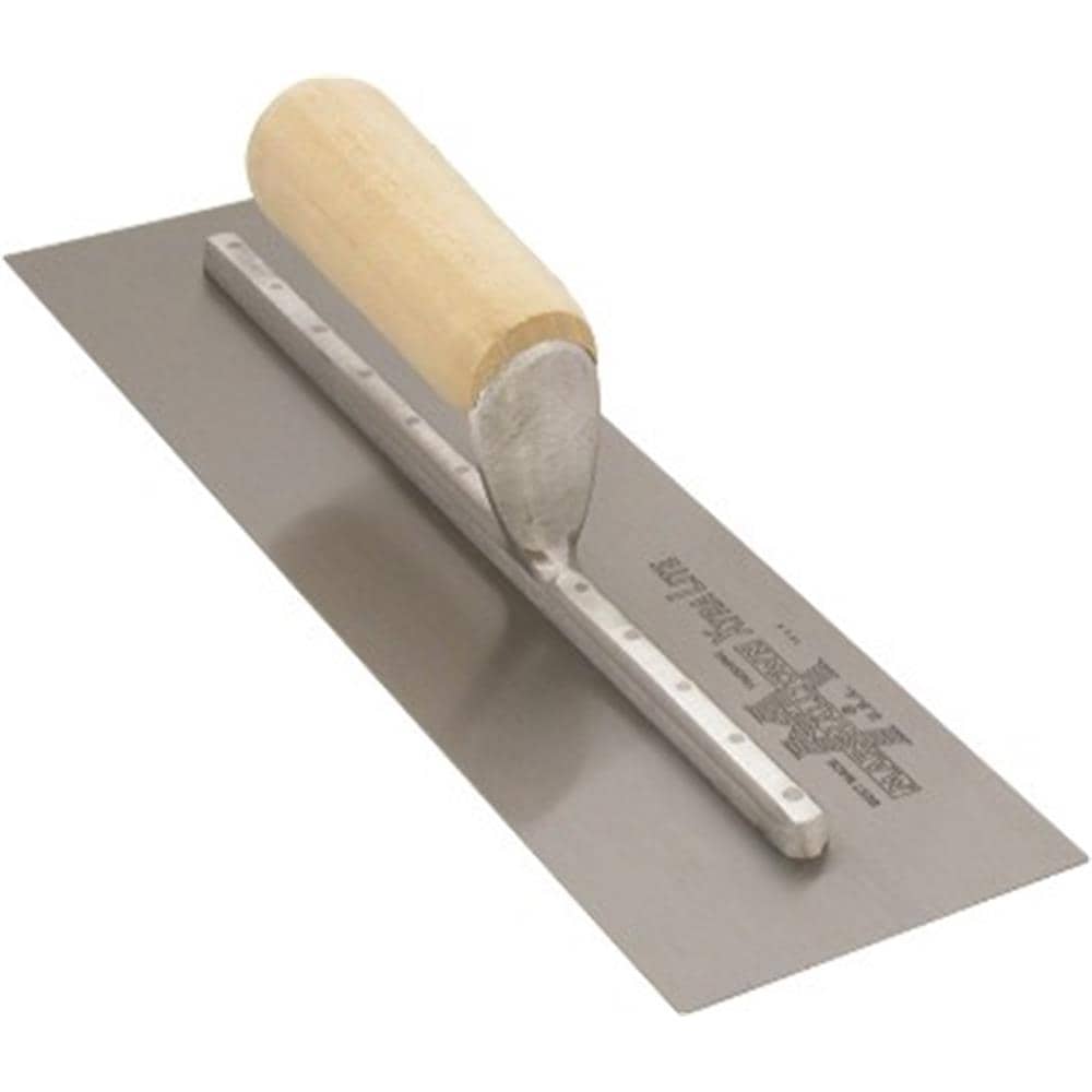 Marshalltown MX81 18-Inches x 4-Inches High carbon steel Finishing Concrete Trowel