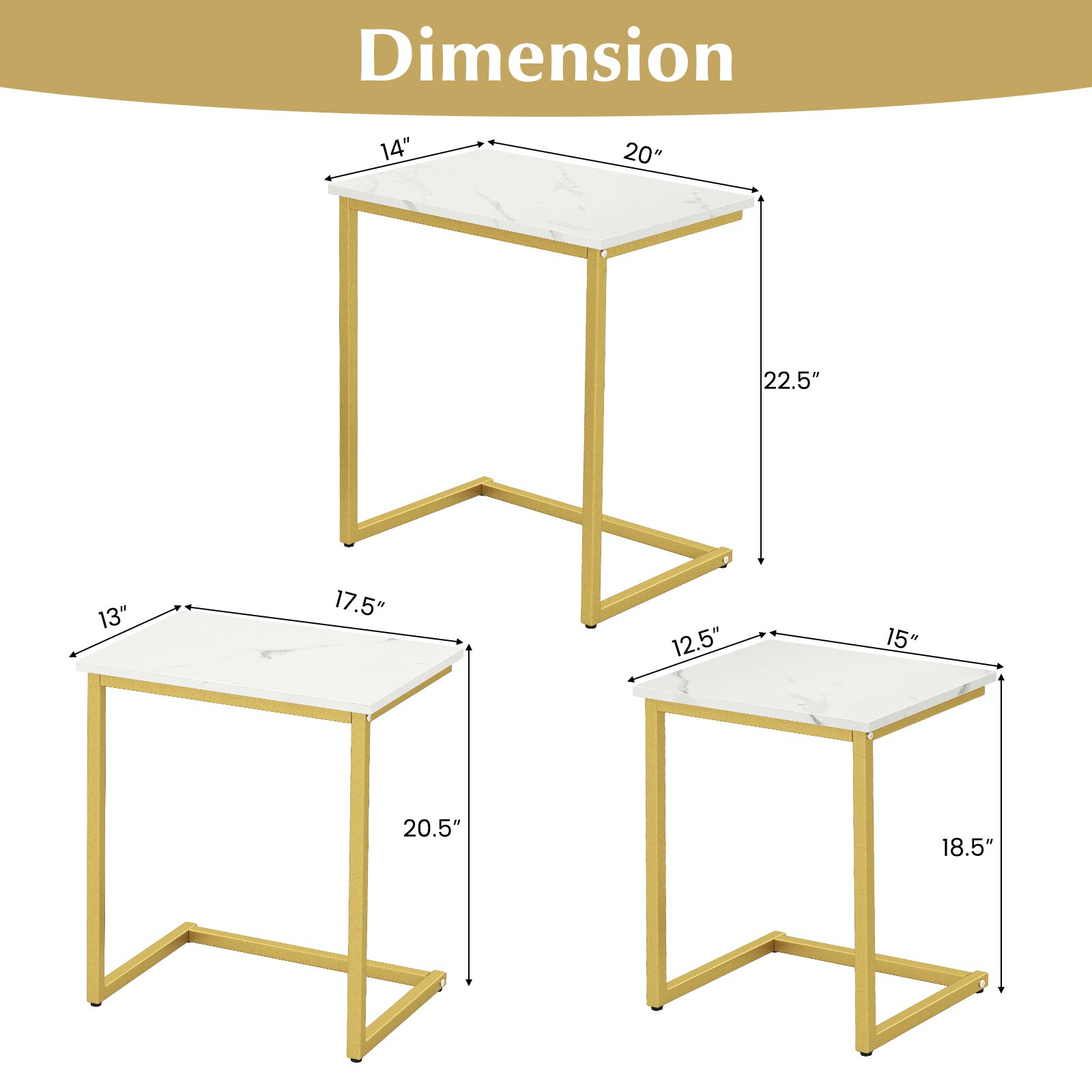Slickblue D-CO-HW50321VJ End-Tables - View #3