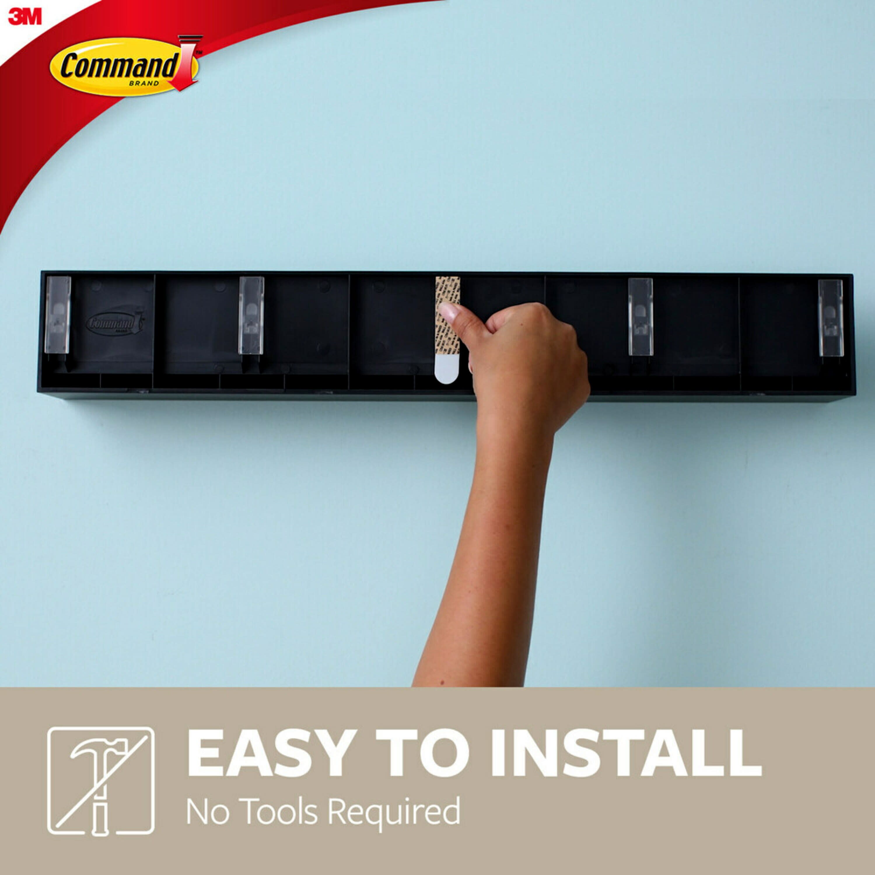 Command HOM21S-ES Wall-Mounted-Shelving - View #6