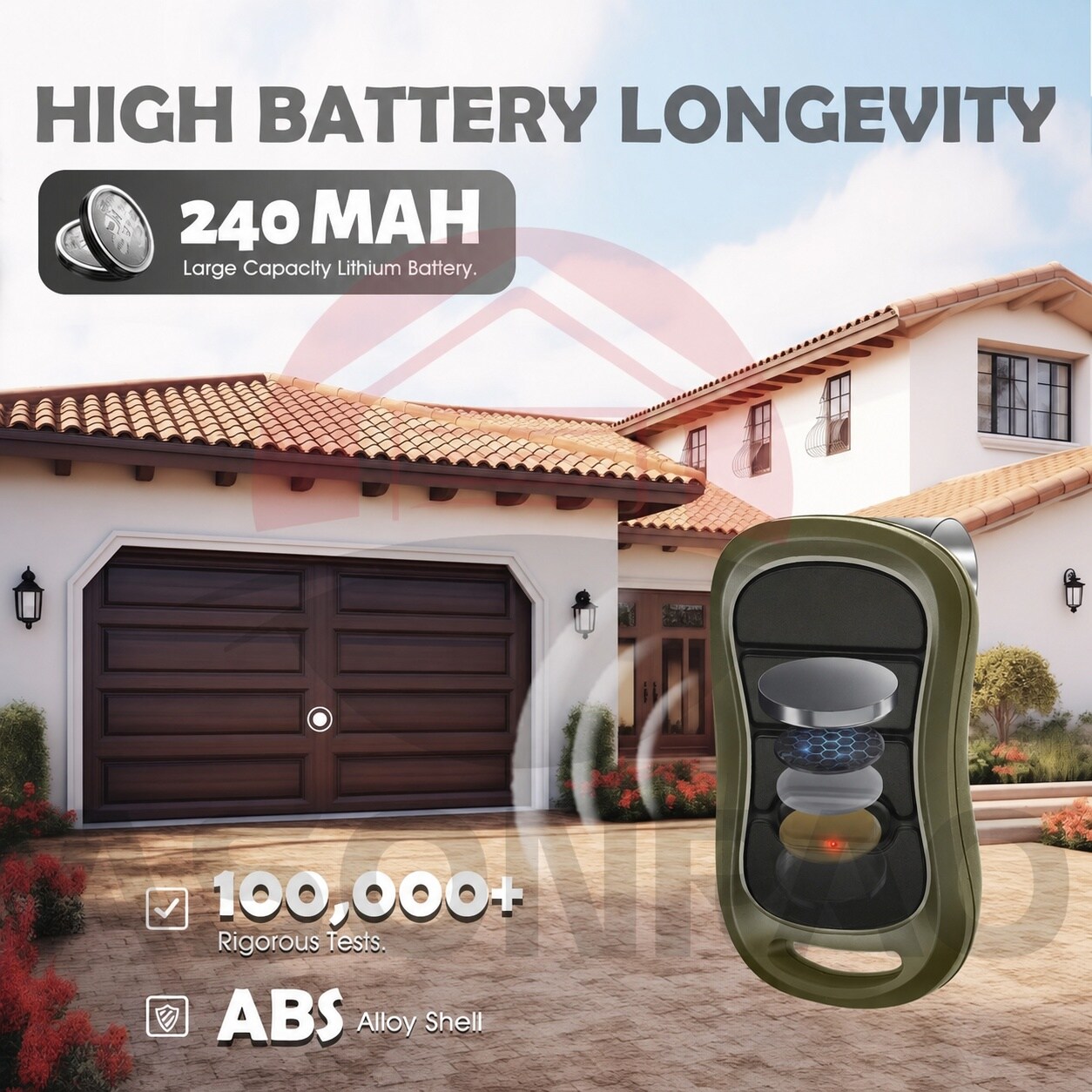 Aoibox LABRIE0N Garage-Door-Opener-Remotes - View #3