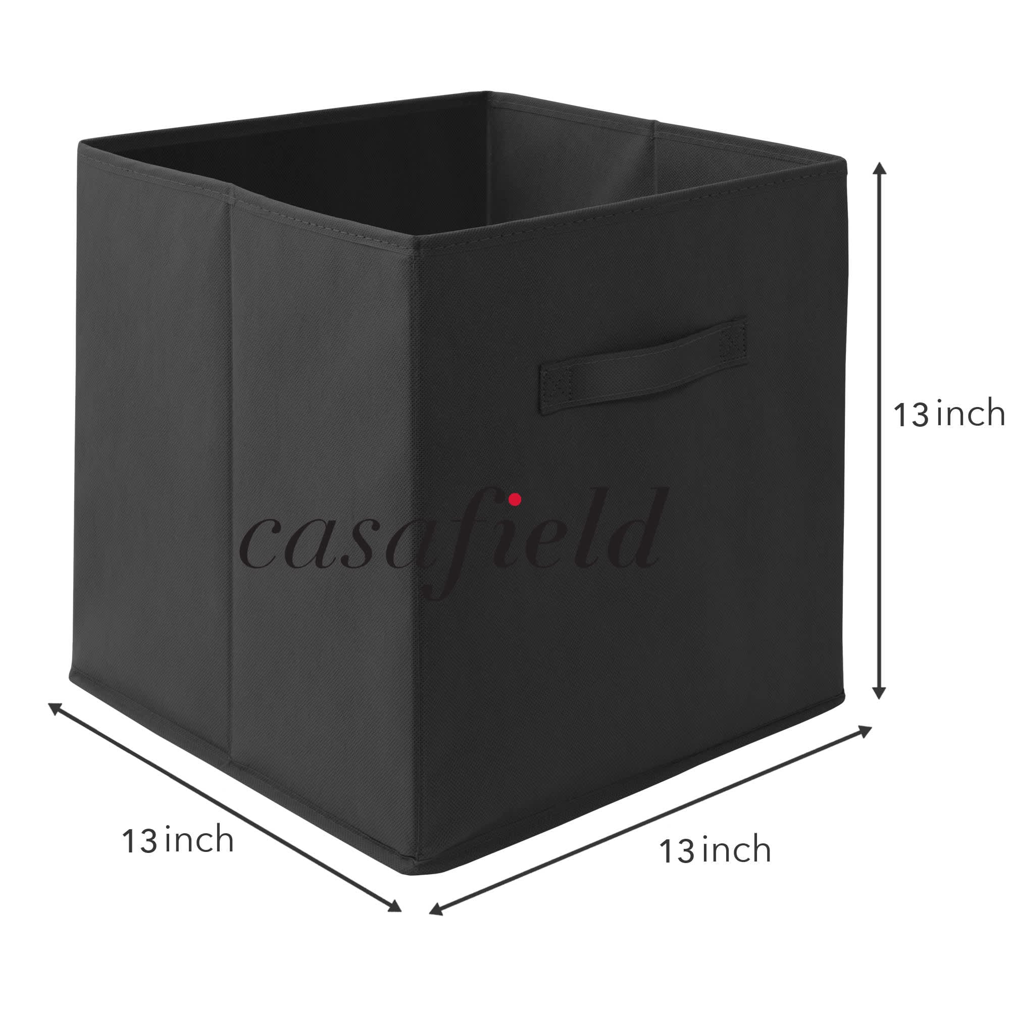Casafield HOM-STO-13CC-BLK Laminate-Storage-Cubes - View #7
