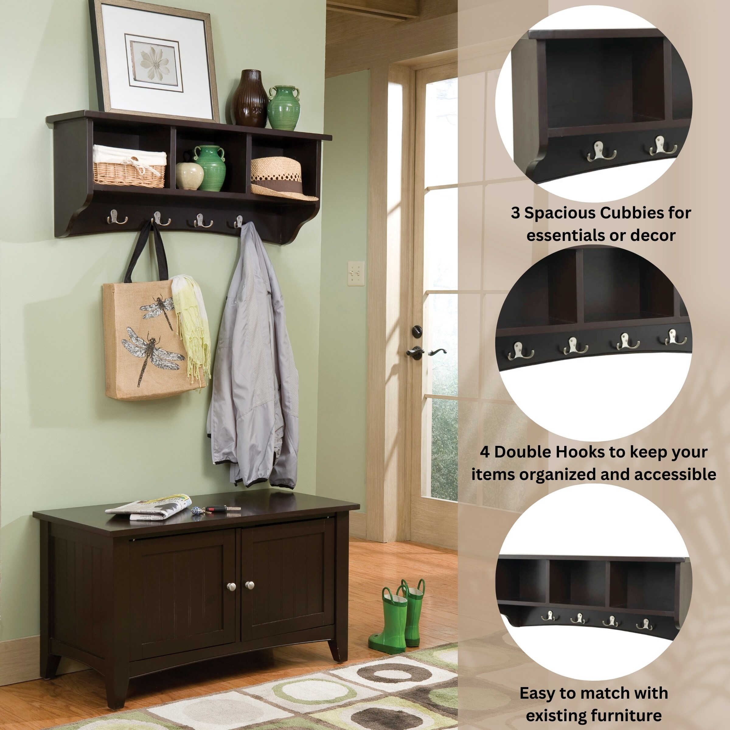 Alaterre Furniture ASCA04CL Coatrack-Stands-Pedestals - View #11