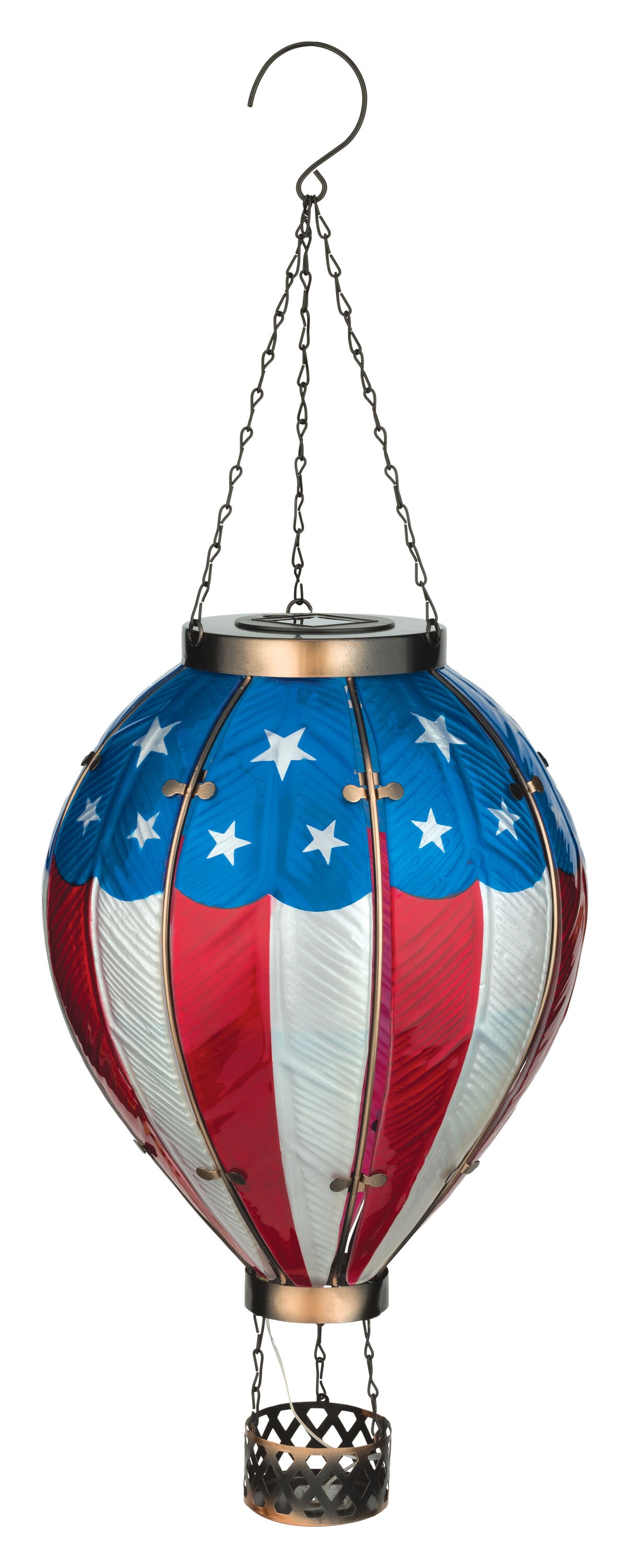 Regal Art & Gift 13831 12-in x 27.25-in Multi Metal LED light Outdoor Decorative Lantern