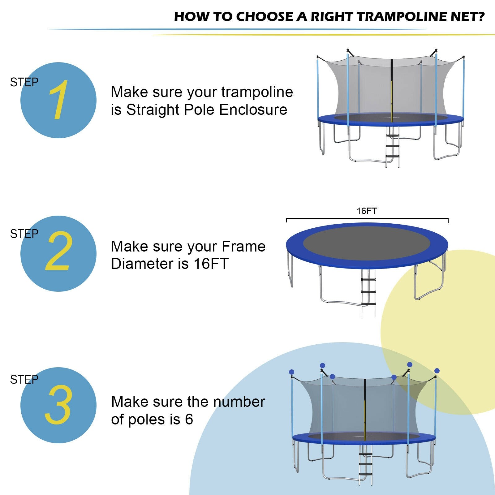 Slickblue D-CO-72001WT Trampoline-Accessories - View #6