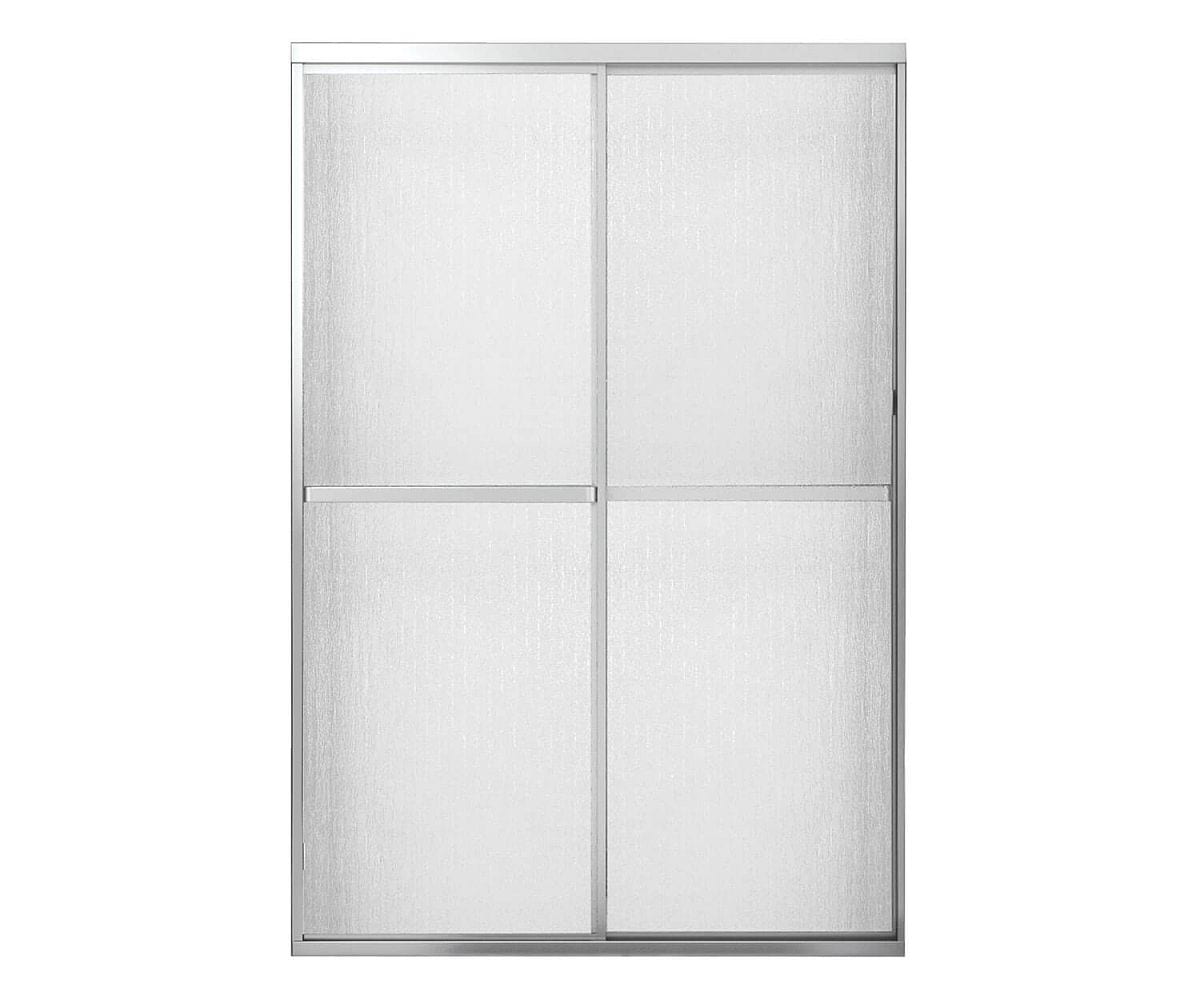 Basco Deluxe 56 in. x 68 in. Framed Sliding Shower Door in Chrome