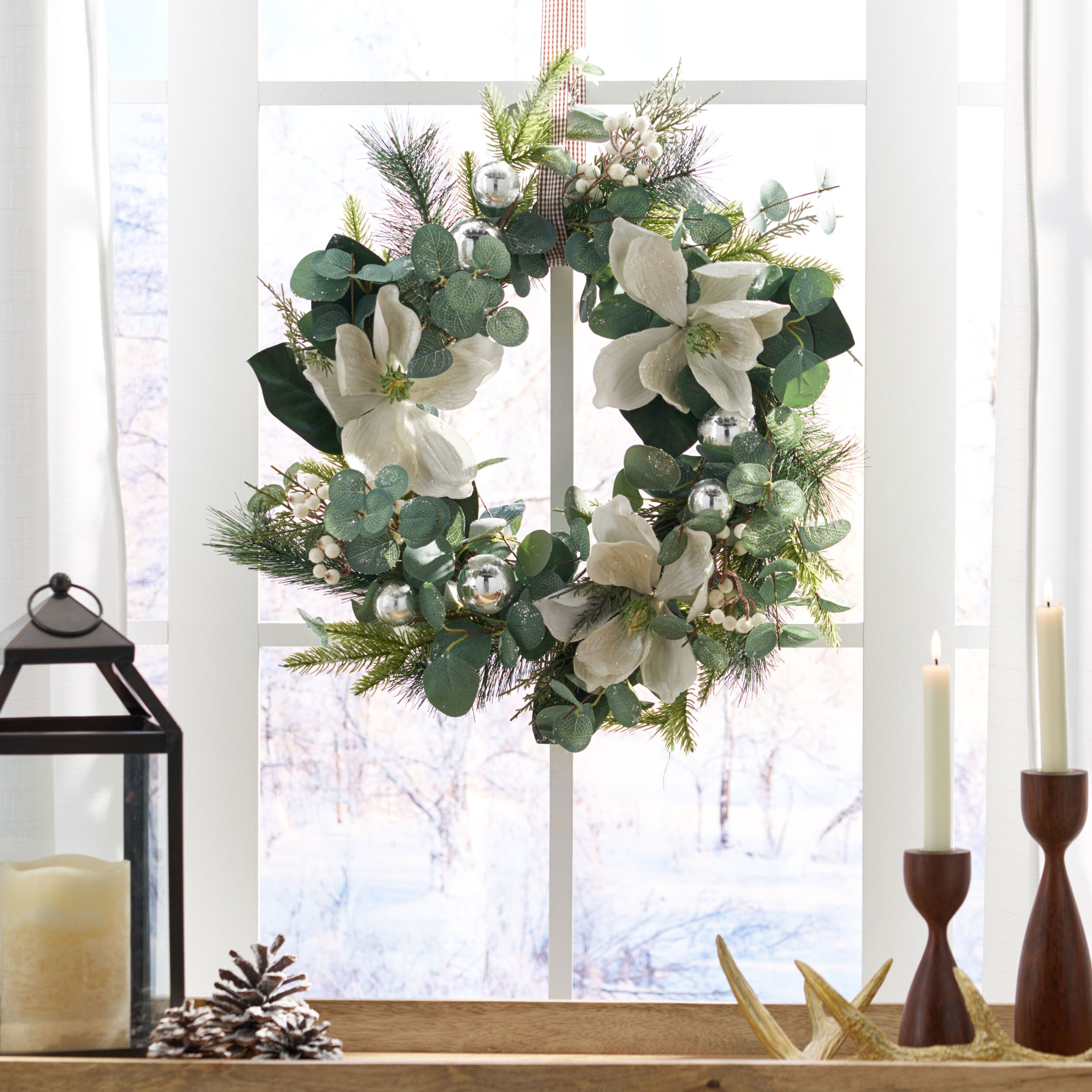 AAZJ NBC-CM73063 Artificial-Christmas-Wreaths - View #4