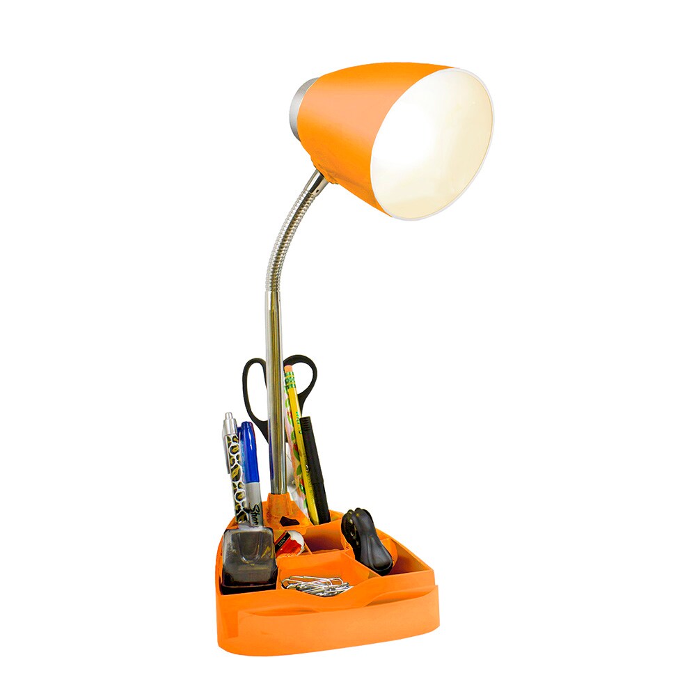 LimeLights 17.25-in Adjustable Blue Swing-arm Desk Lamp with Plastic Shade  in the Desk Lamps department at