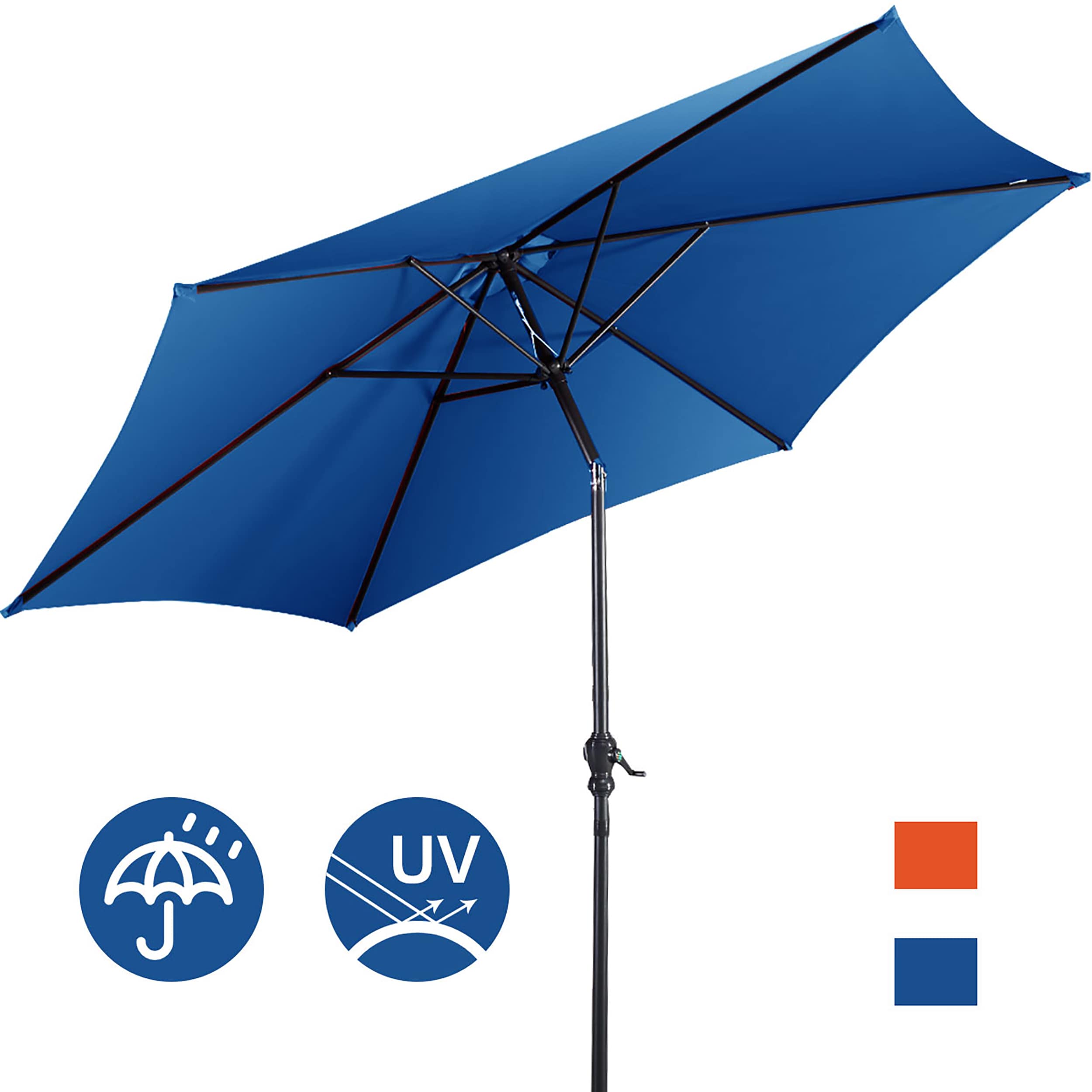 Costway OP2807BL Umbrellas-2 - View #3