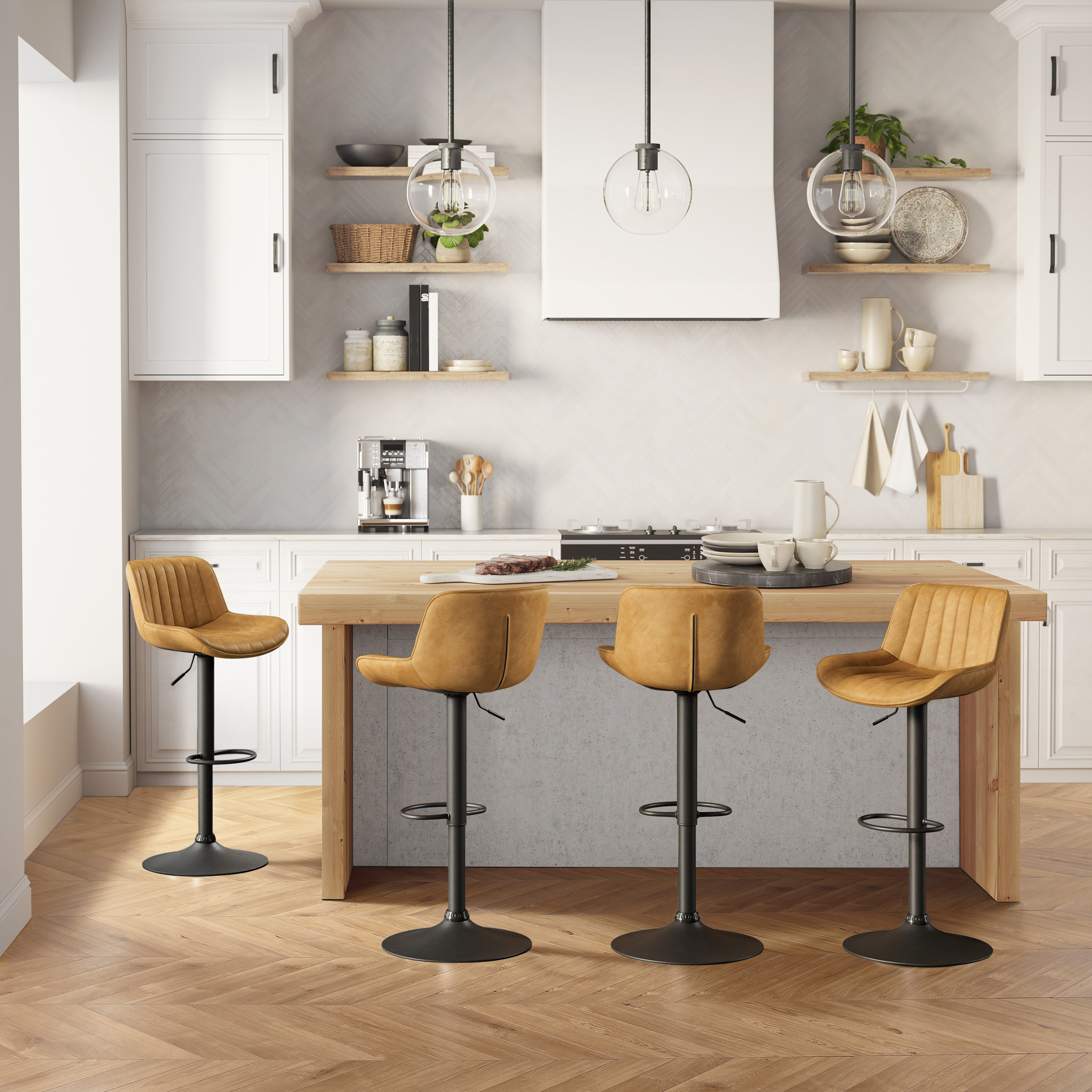 Art Leon BS022-2-YE-PU stools - View #7