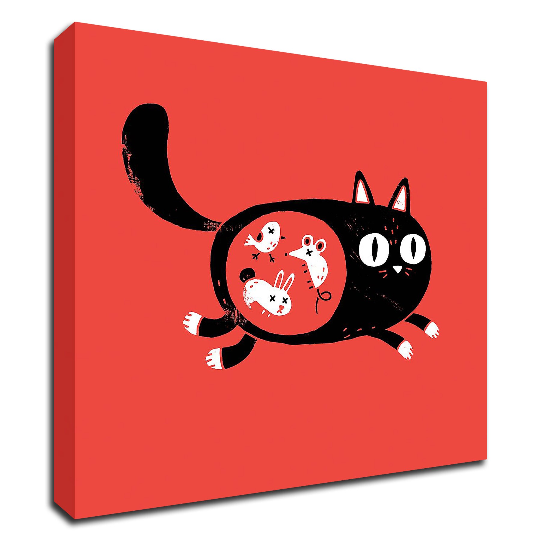 Tangletown Fine Art 8B3452DC-1818 It's What's Inside That Counts Michael Buxton 18-in H x 18-in W Animals Print on Canvas
