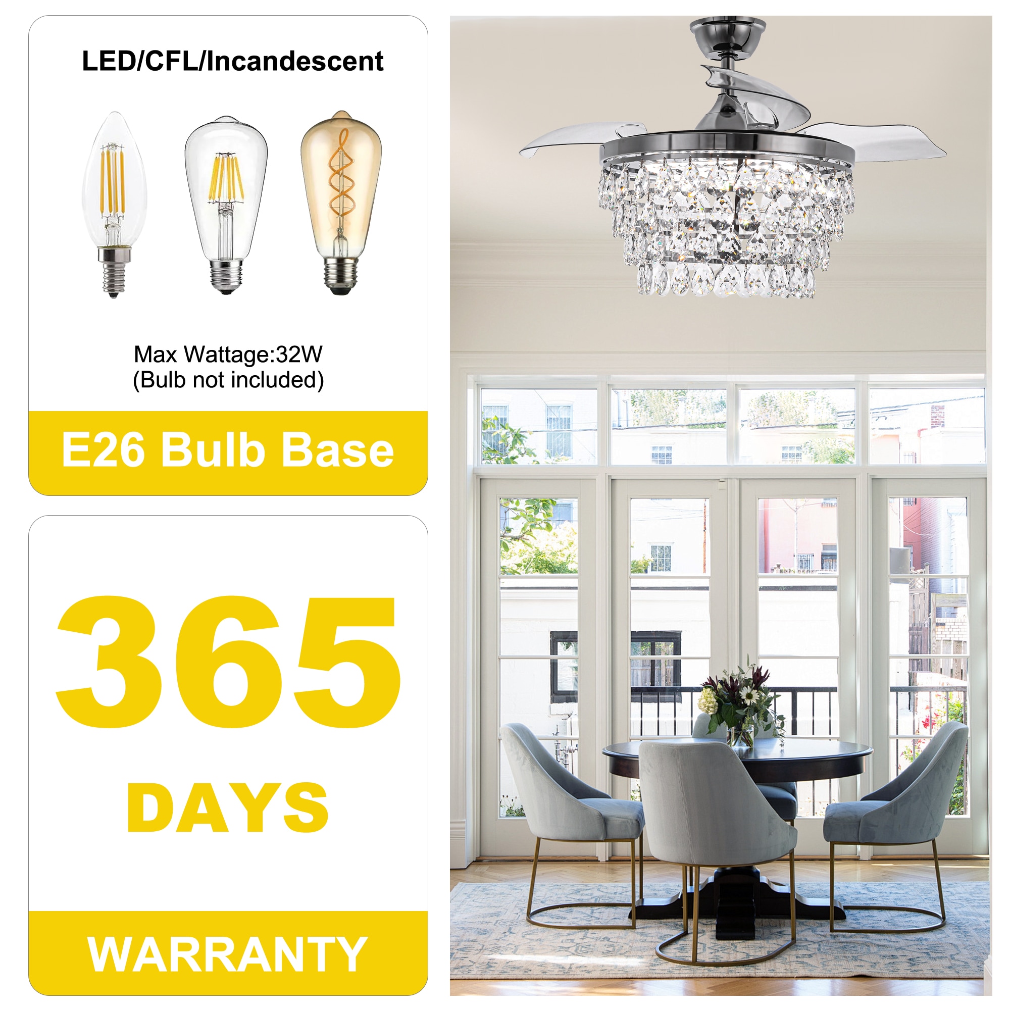 Oaks Decor DC4270OKEL-C Ceiling-Fans - View #5
