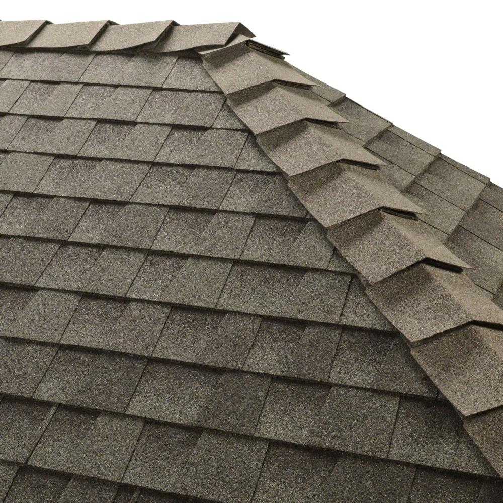 GAF 0871750 Ridglass Slate Hip and Ridge Roof Shingles (31-lin ft per Bundle)