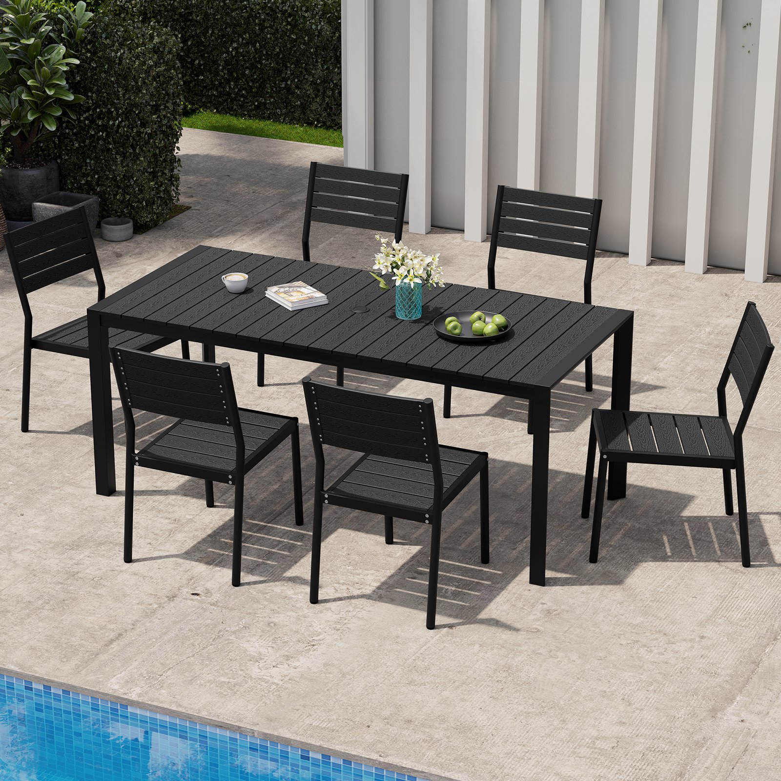 Crestlive Products CL-TB062BLK180 Patio-Tables - View #9