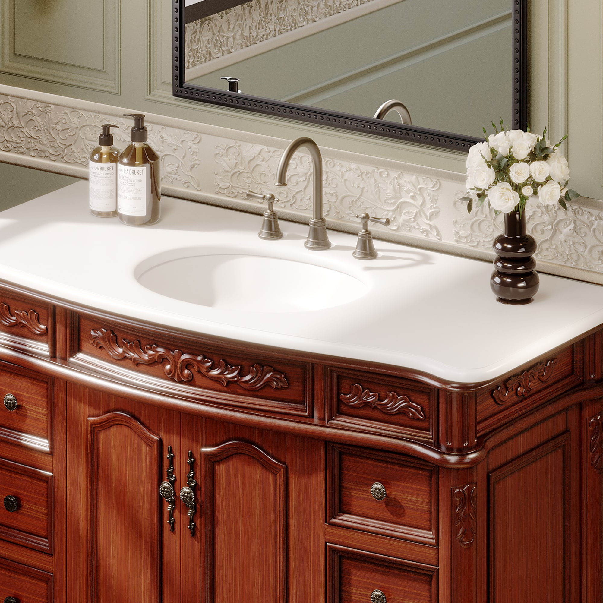 VOUA DXRCJ-SJD-GY Bath-Vanity-Combo - View #10