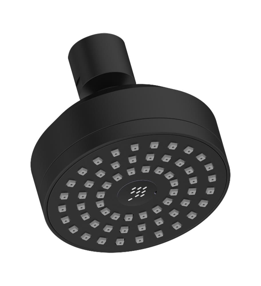 Symmons 362SH-MB-1.5 Duro 1.0 -Spray Matte Black 3-in Square Fixed Shower Head 1.5 GPM