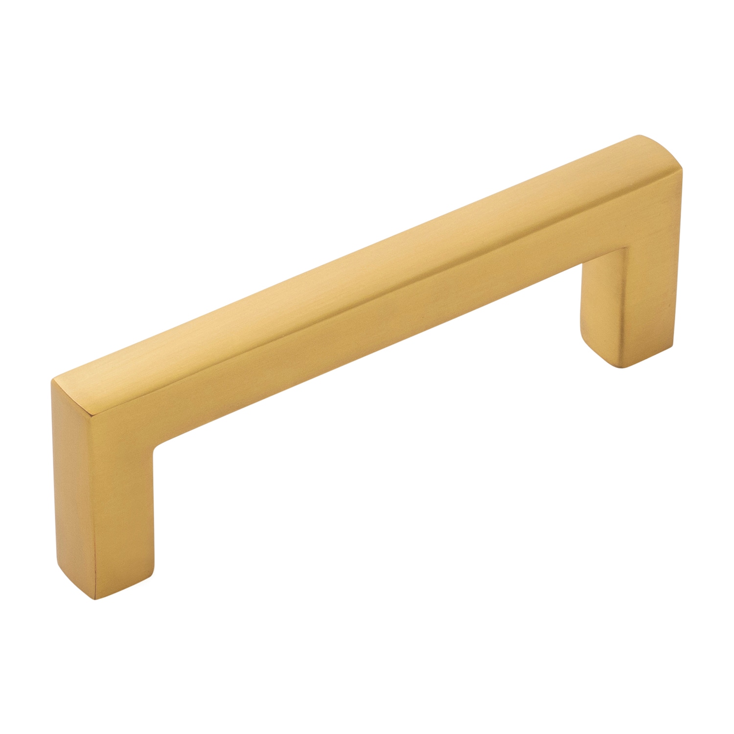 Belwith Keeler B077988BGB Coventry 3-3/4-in , 96mm Center to Center Brushed Golden Brass Rectangular Handle Drawer Pull