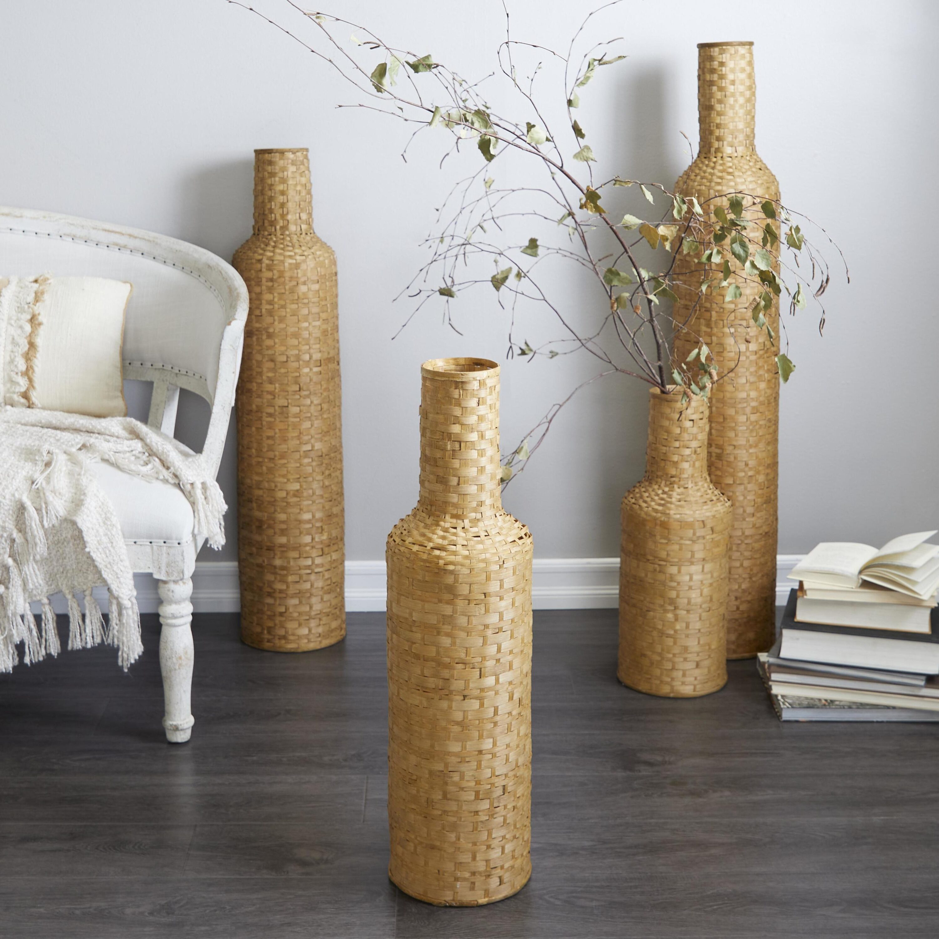 Grayson Lane 32991 Brown Wood Casual Vase