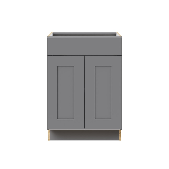Hugo&Borg Laval 24-in W x 34.5-in H x 24.75-in D Laval Gray Door and ...
